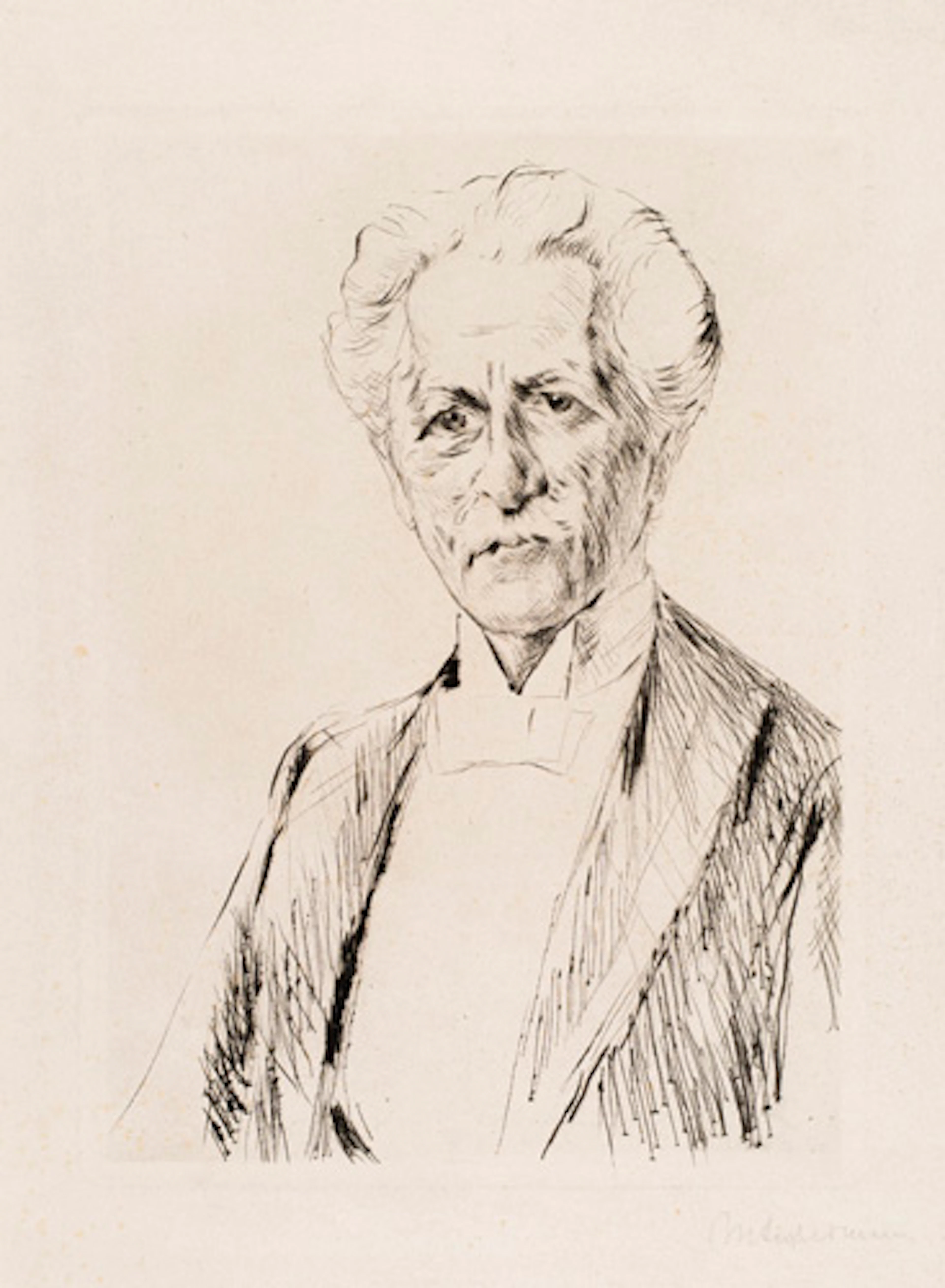 345 Max Liebermann "Siegfried Ochs". 1921.