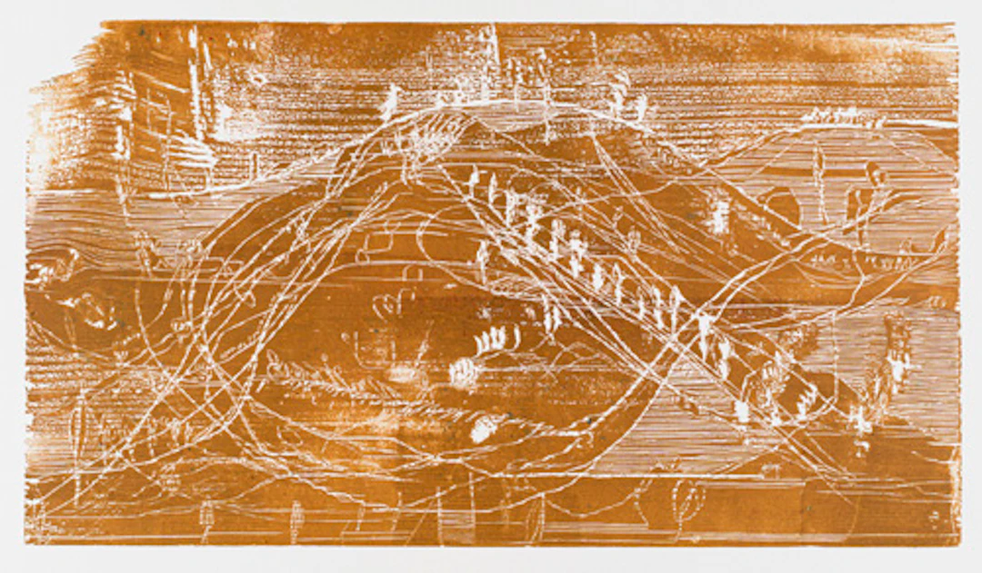424 Gerhard Altenbourg "hortus amoenus". 1973.