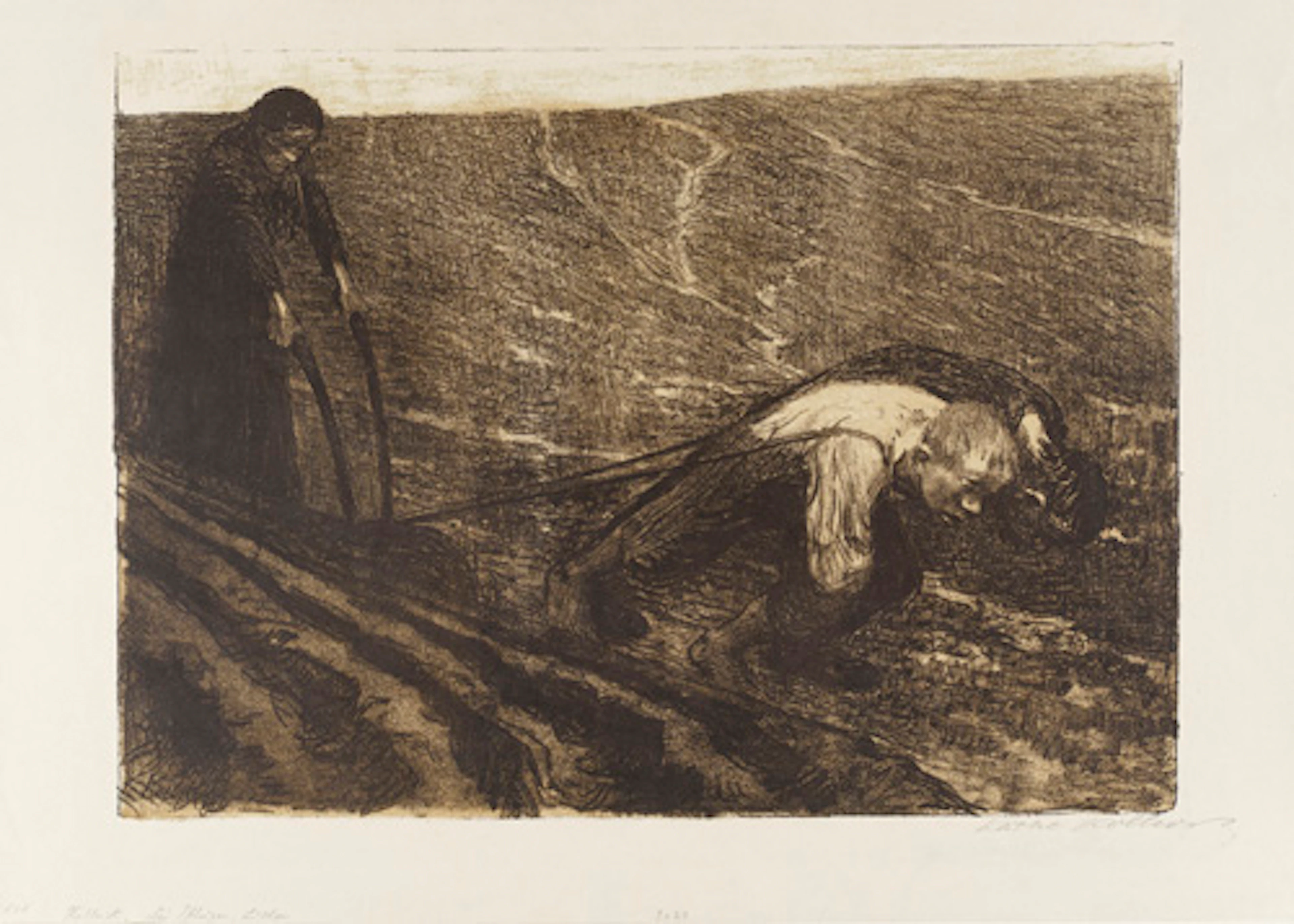 325 Käthe Kollwitz "Pflugzieher und Weib". 1902.