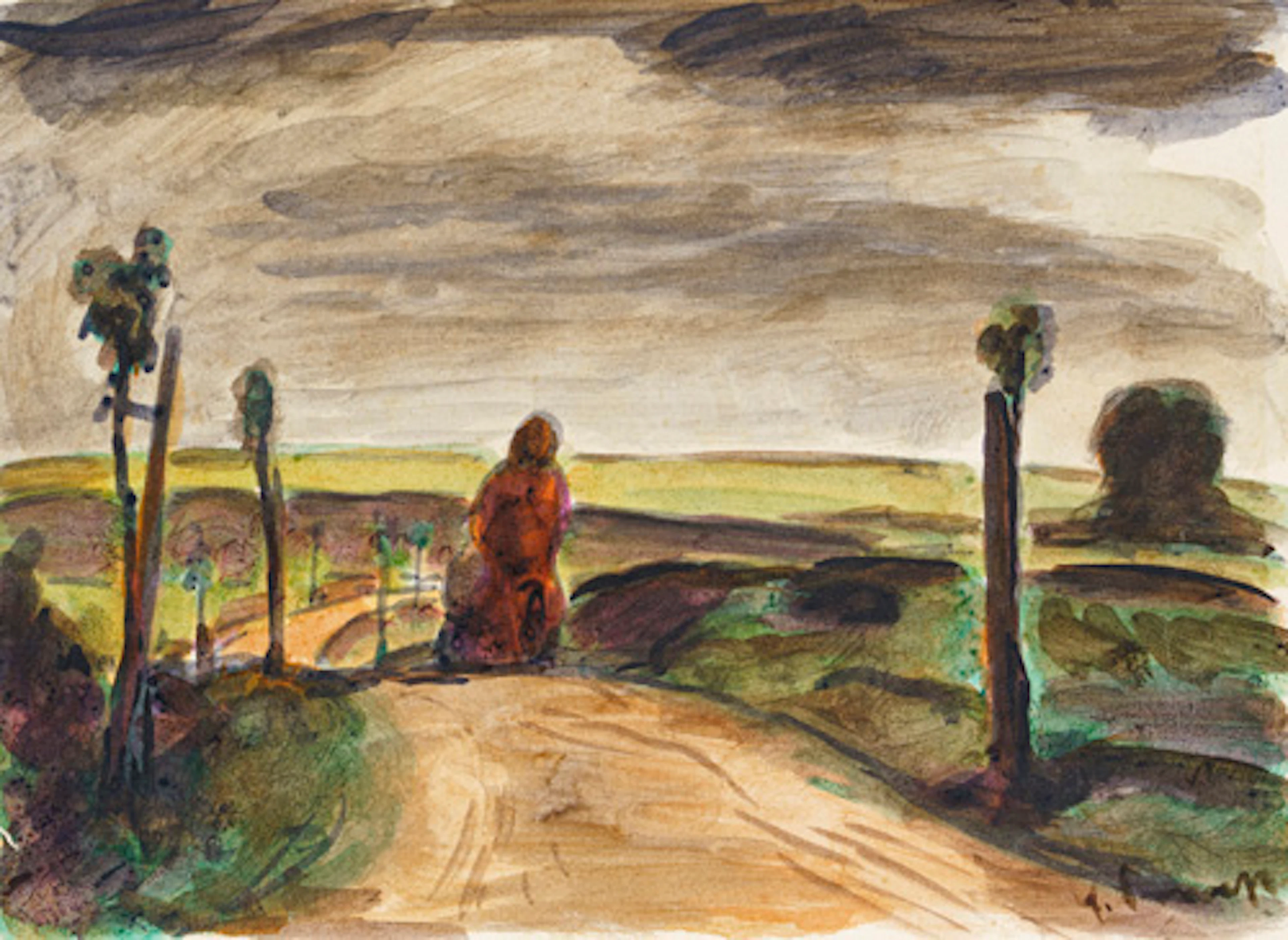 282 Erich Fraaß "Feldweg". 1919/1920.