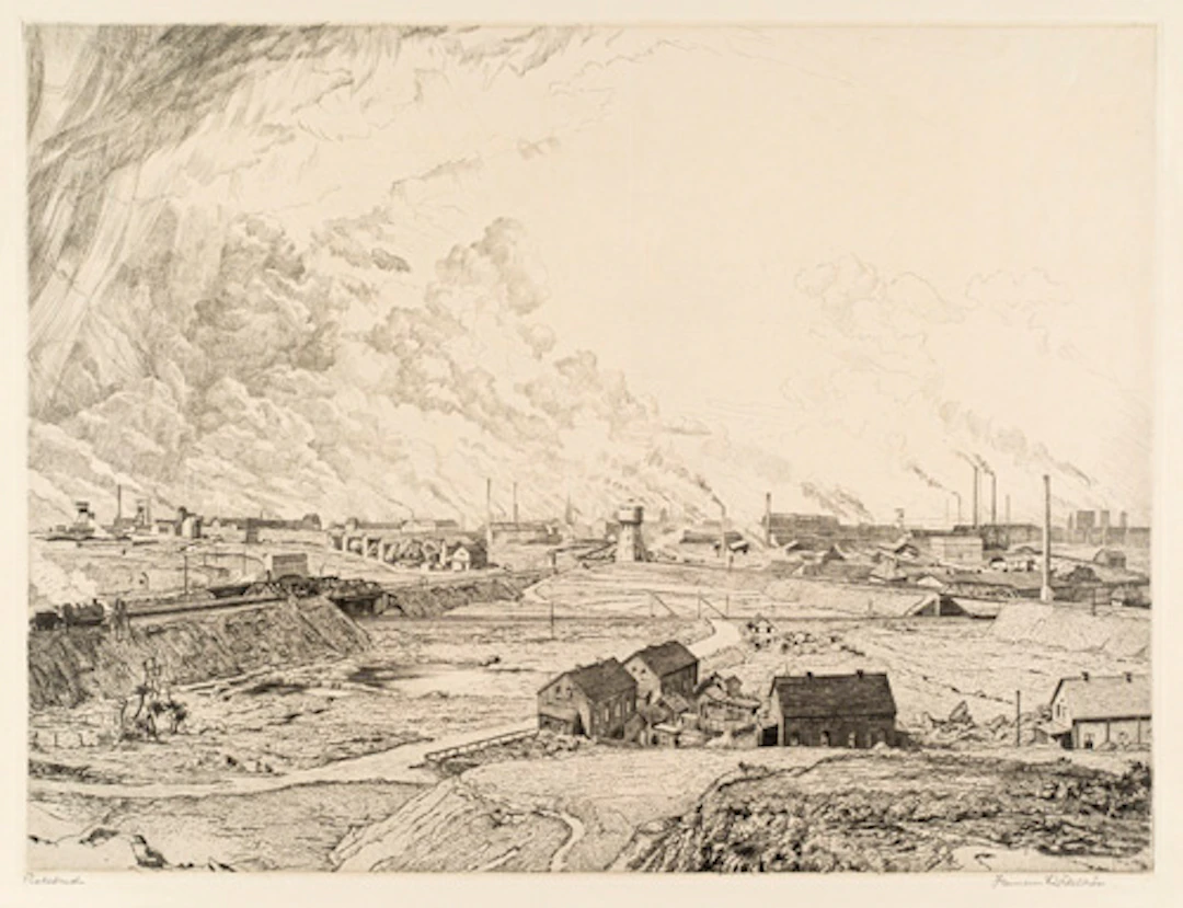 312 Hermann Kätelhön, Stadt der Arbeit, Mine Bochum. Frühes 20. Jh.