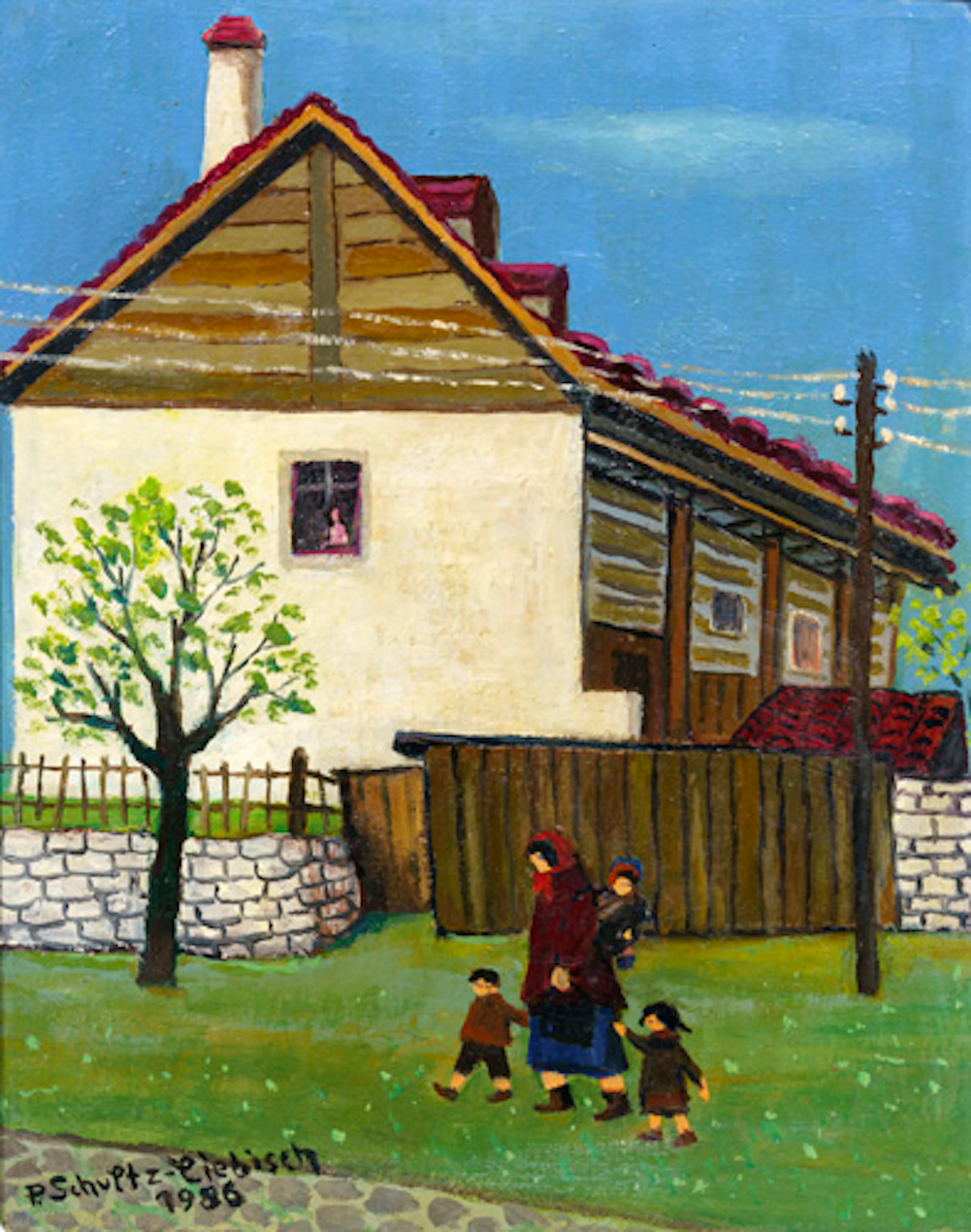 201 Paul Schultz-Liebisch, Dorfstraße in der Hohen Tatra / "H. Tatra