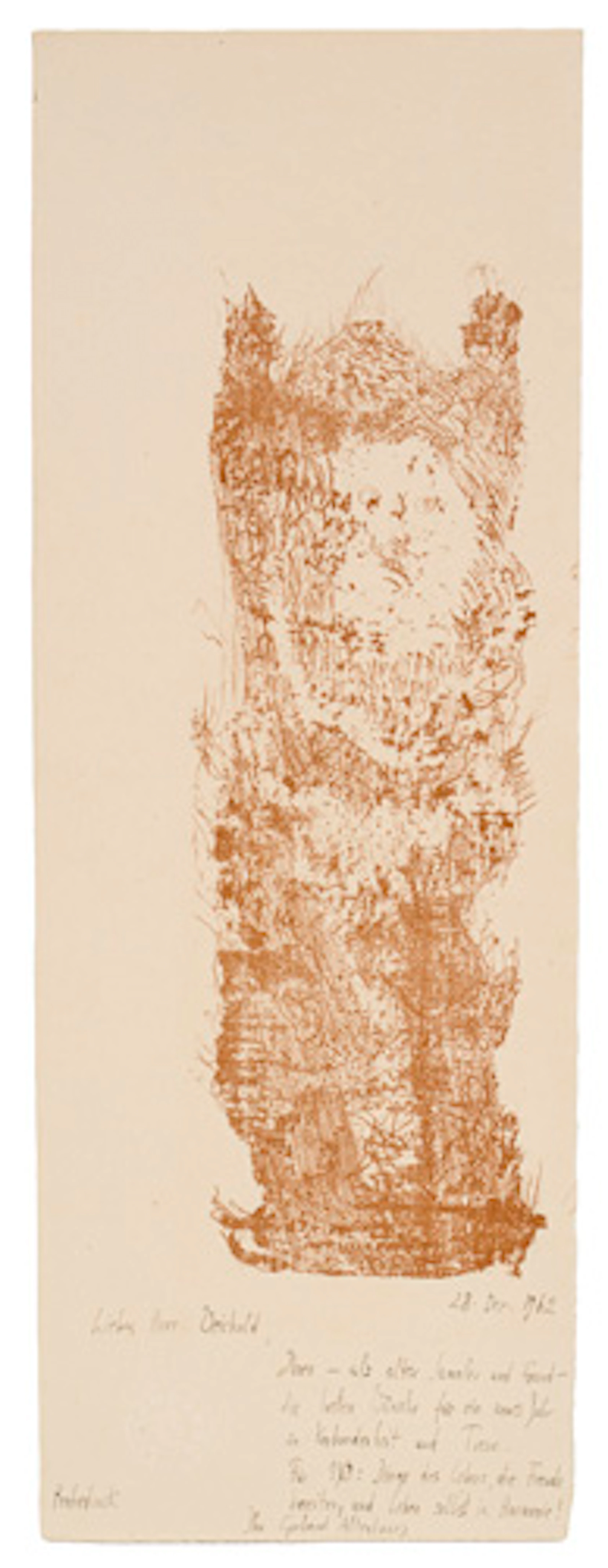 404 Gerhard Altenbourg "Mekonkes Eingräbnis". 1962.