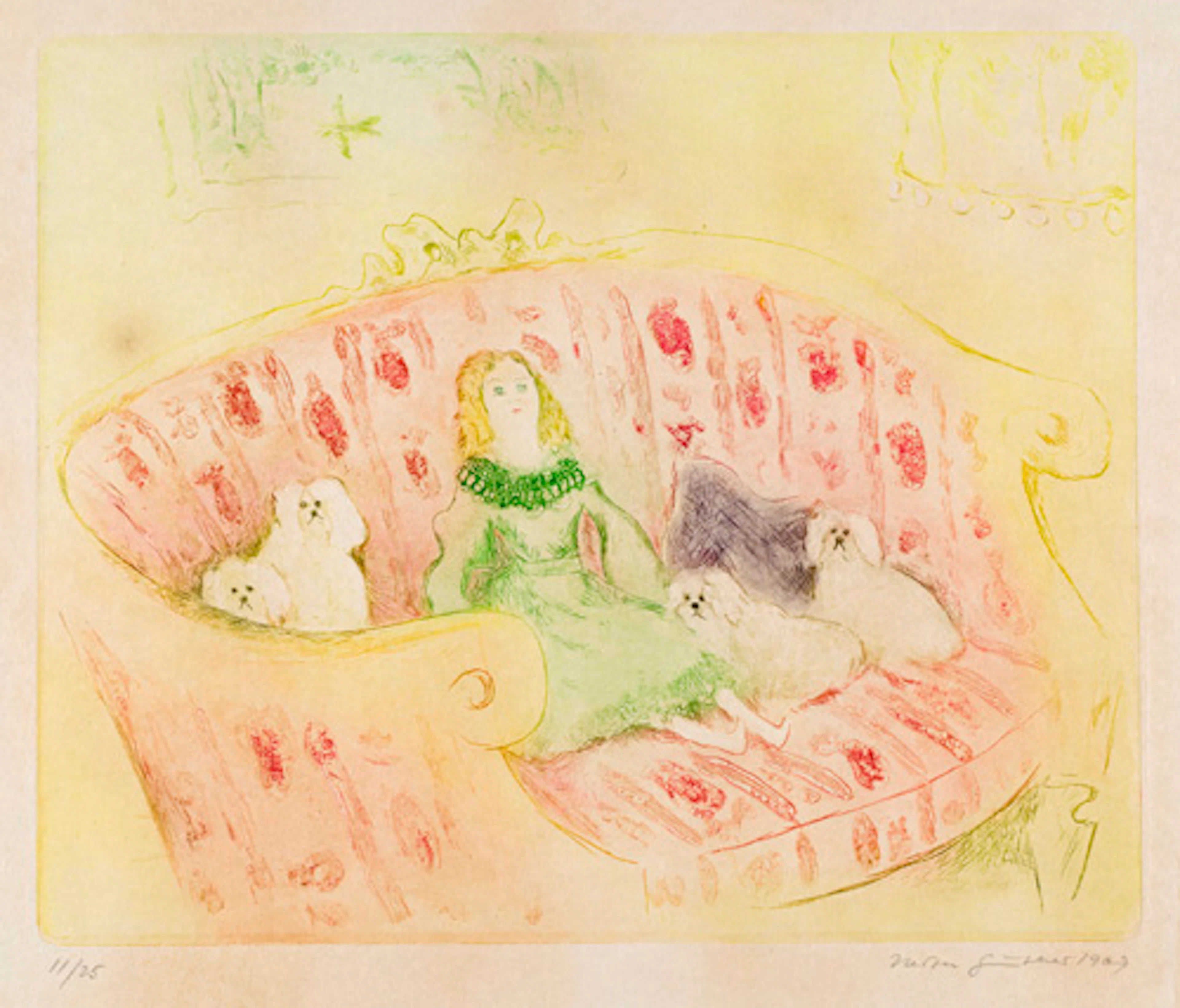 467 Herta Günther "Rosa Sofa". 1969.