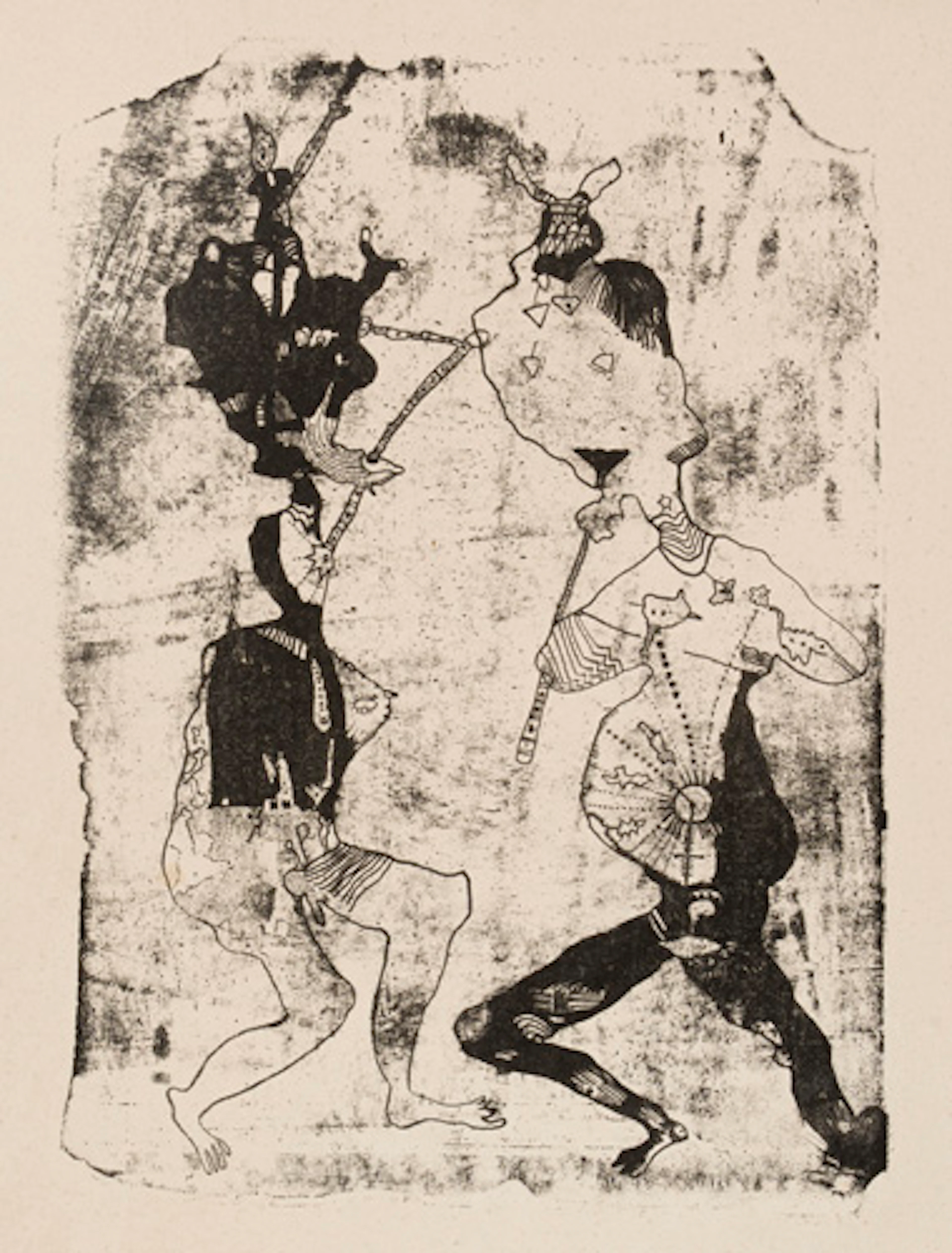 402 Gerhard Altenbourg "Vom Flötenkonzert". 1948.