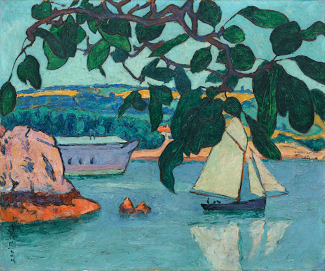 075 Alcide Le Beau "La Branche du Prunier" (Morbihan). Um 1906.