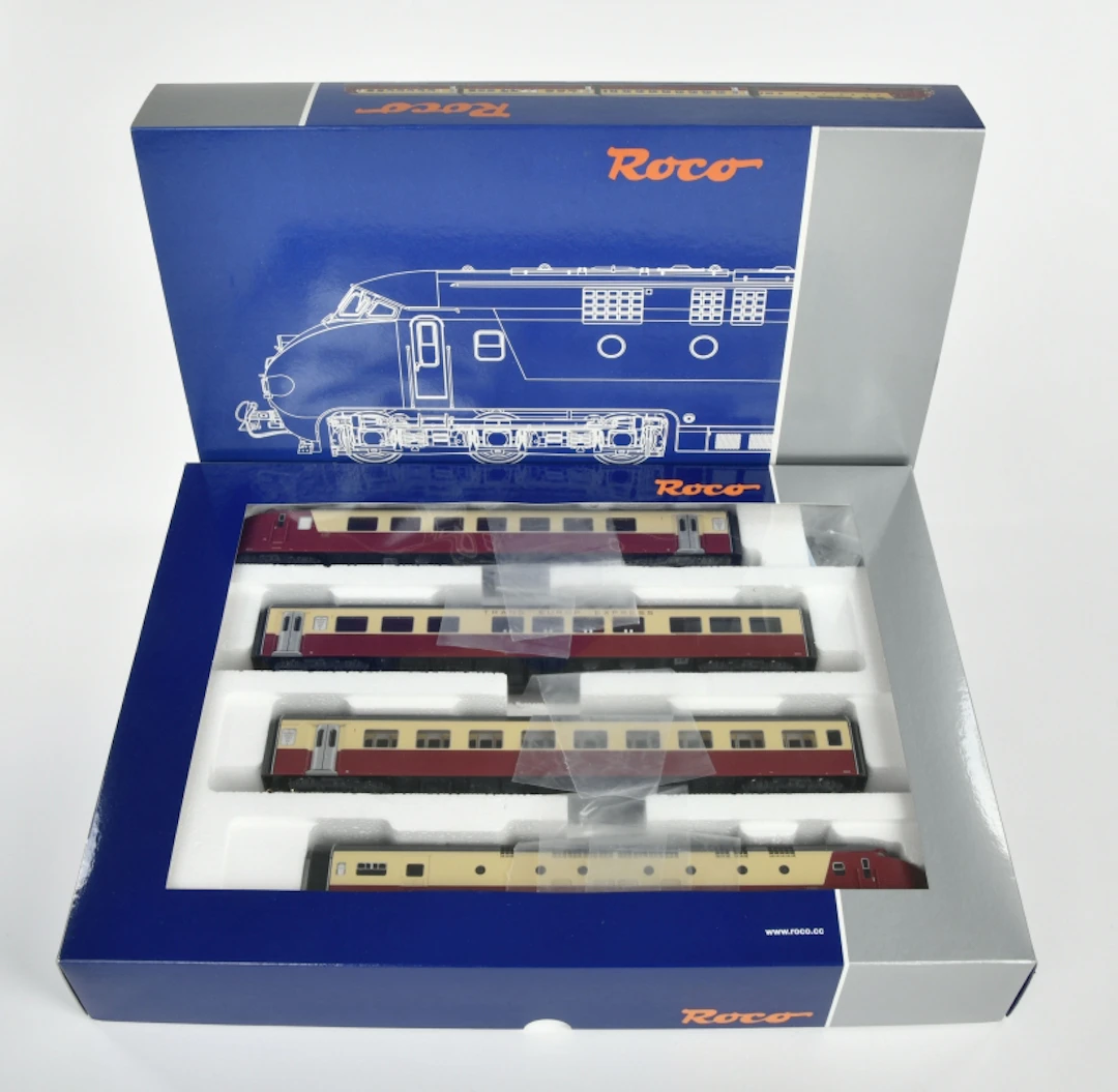 Roco, 78069 4-teiliger TEE-Dieseltriebzug Serie DE IV der Niederländischen