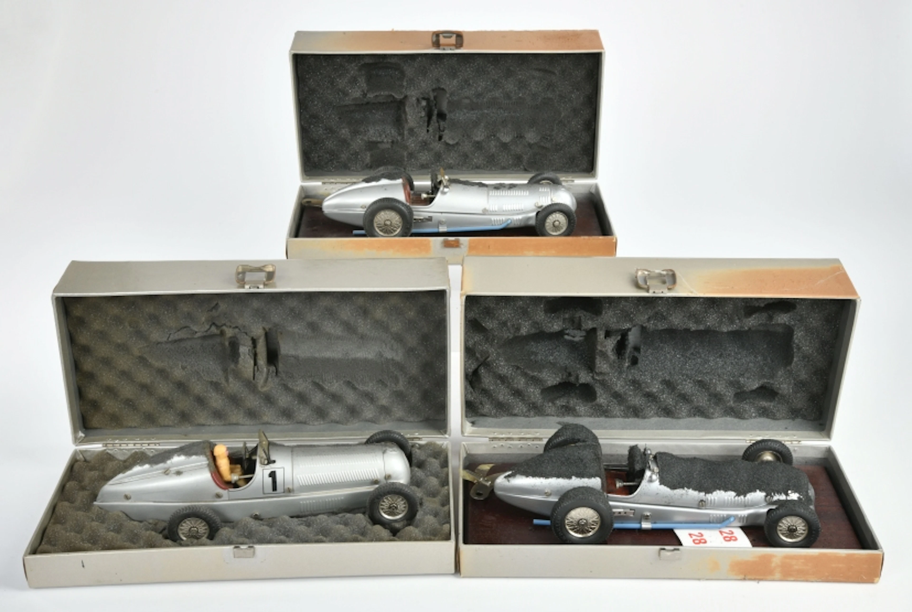 Märklin, 3 Jubiläumsmodelle, Mercedes, Rennwagen usw.