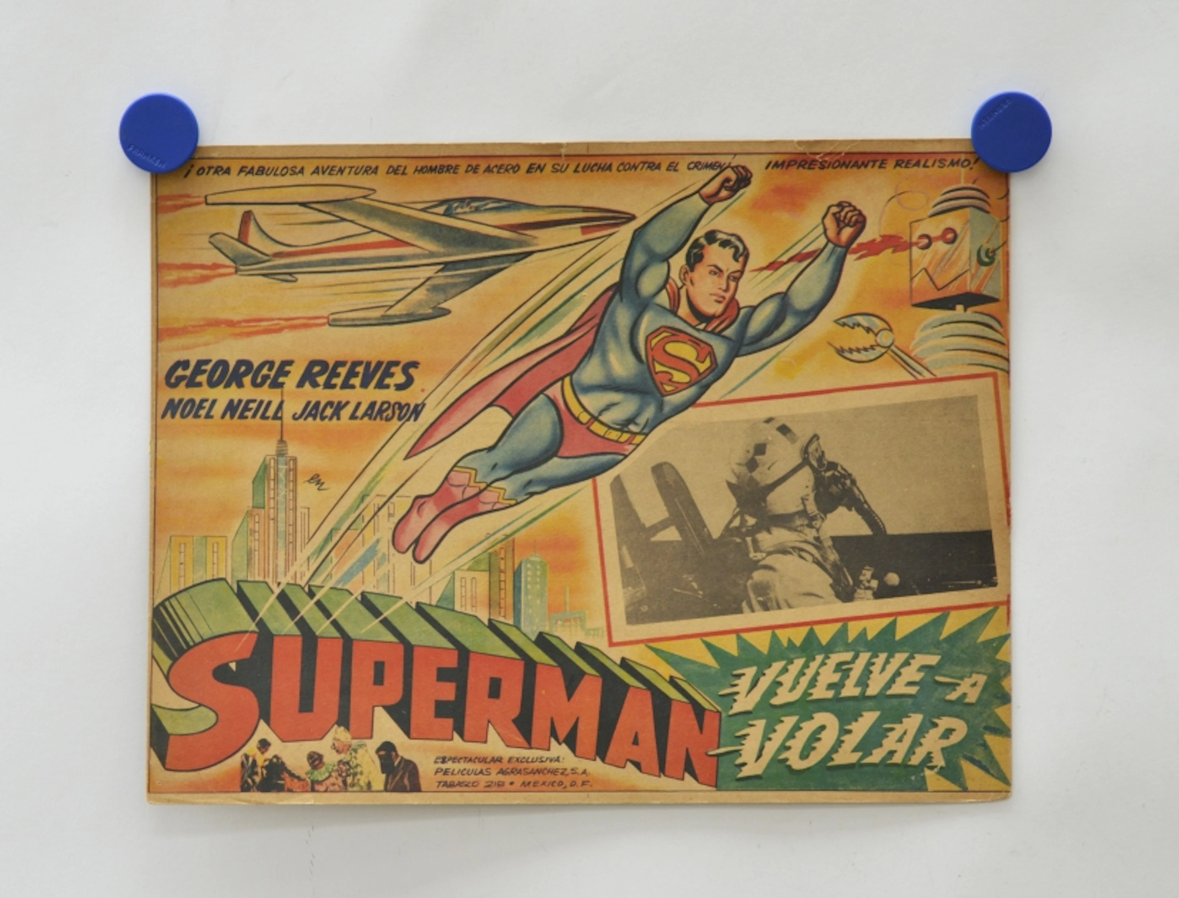 Superman Vuelve Volar, Kino-Plakat