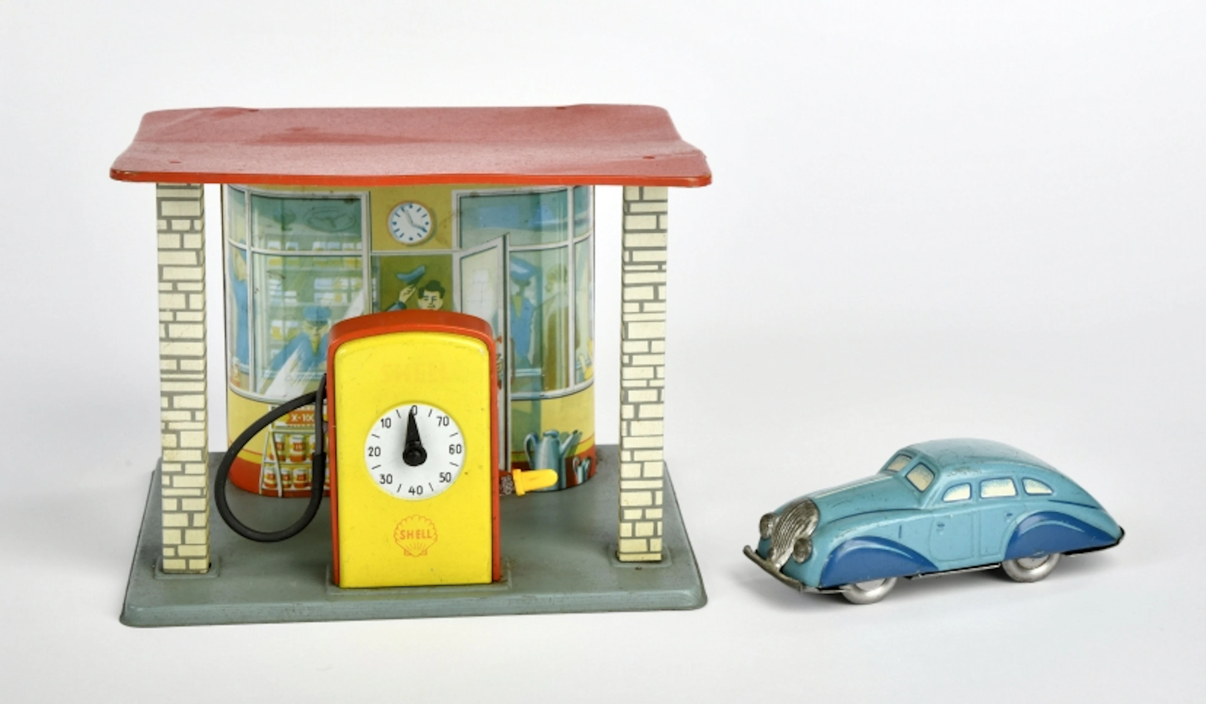 Hoch & Beckmann, Shell Tankstelle mit Technofix Auto