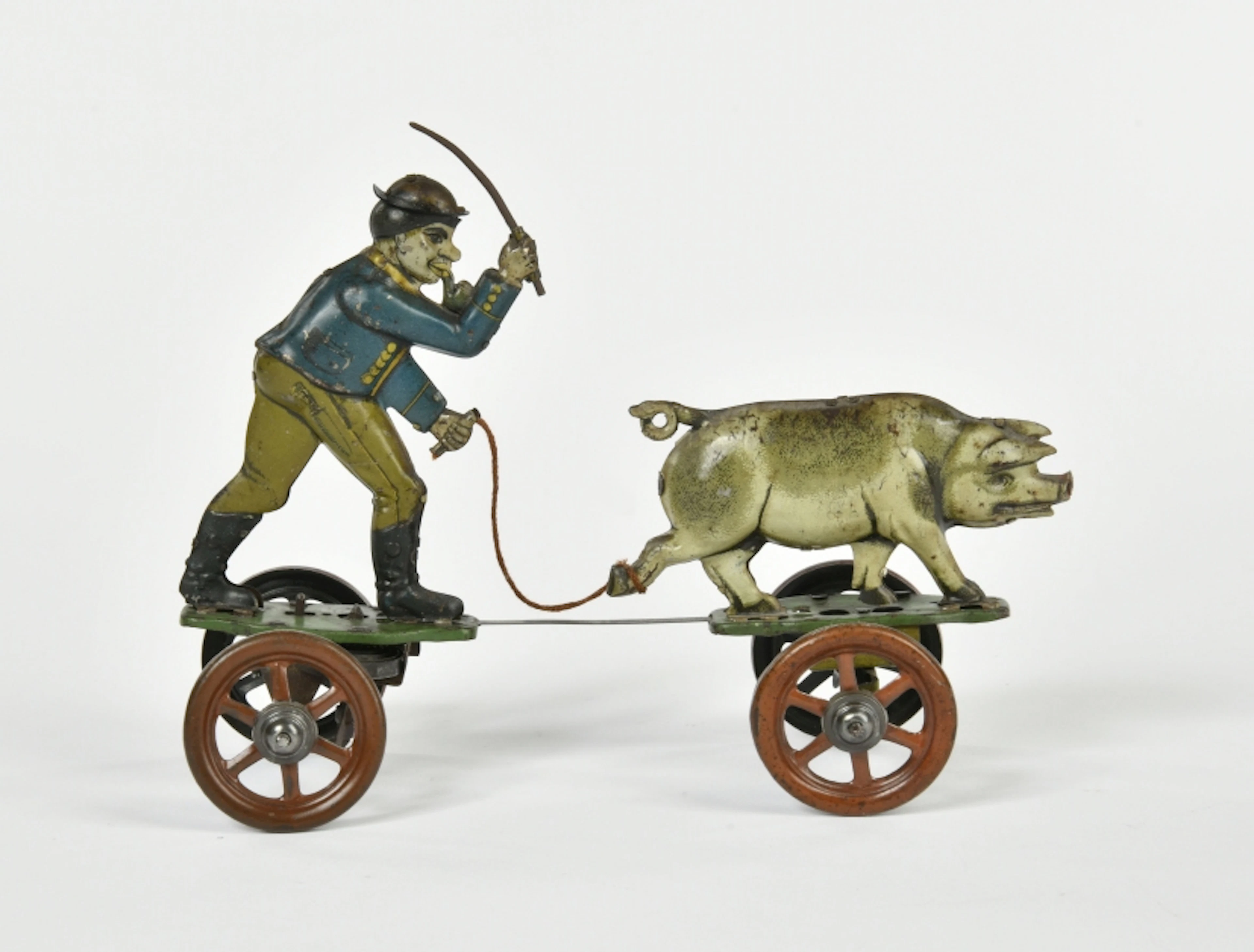 Einfalt, Bauer mit Schwein