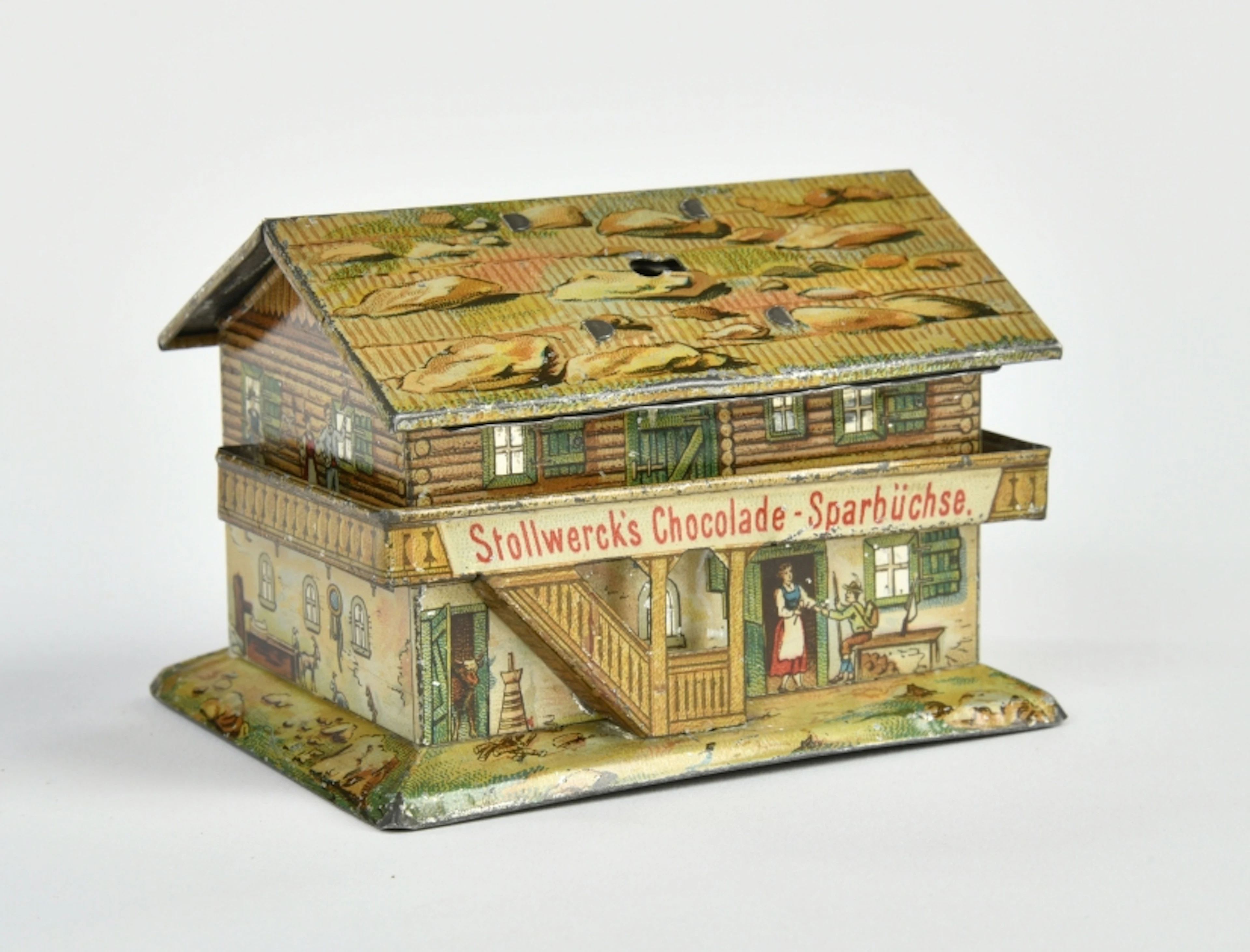 Stollwerck, Penny Toy Spardose "Alpenhaus"