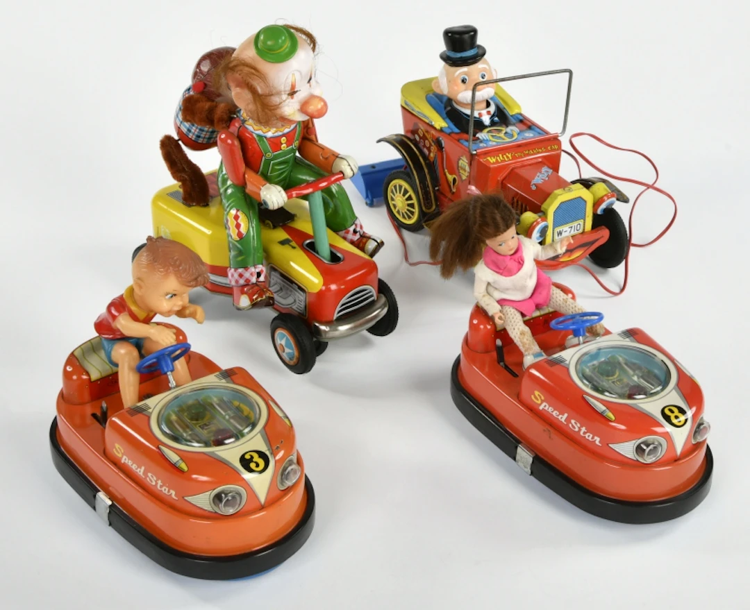 Scooter, Clown, Bumper Cars u.a.