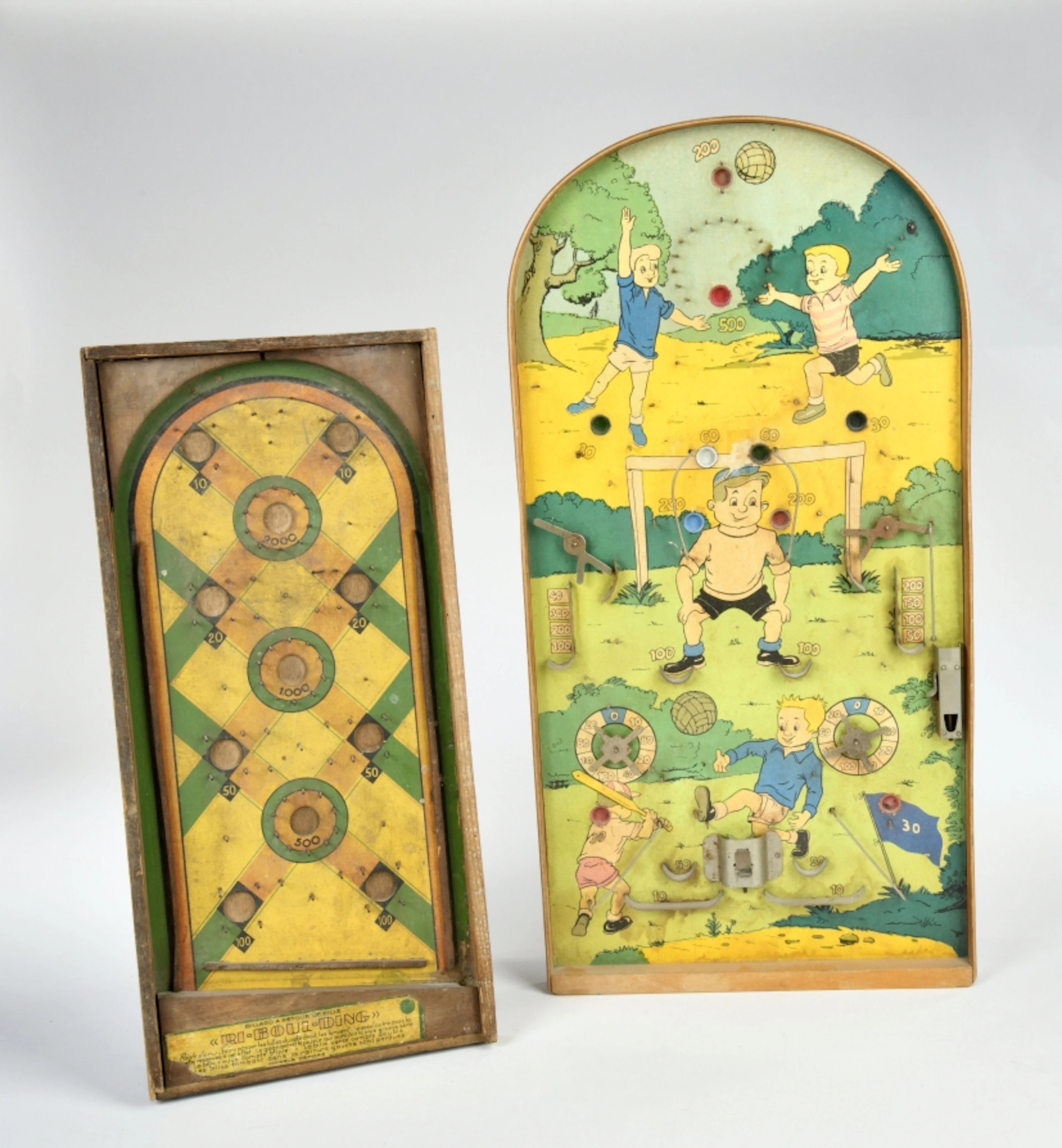 2 x Pinball Game, "Ri-Boul-Ding" u.a.