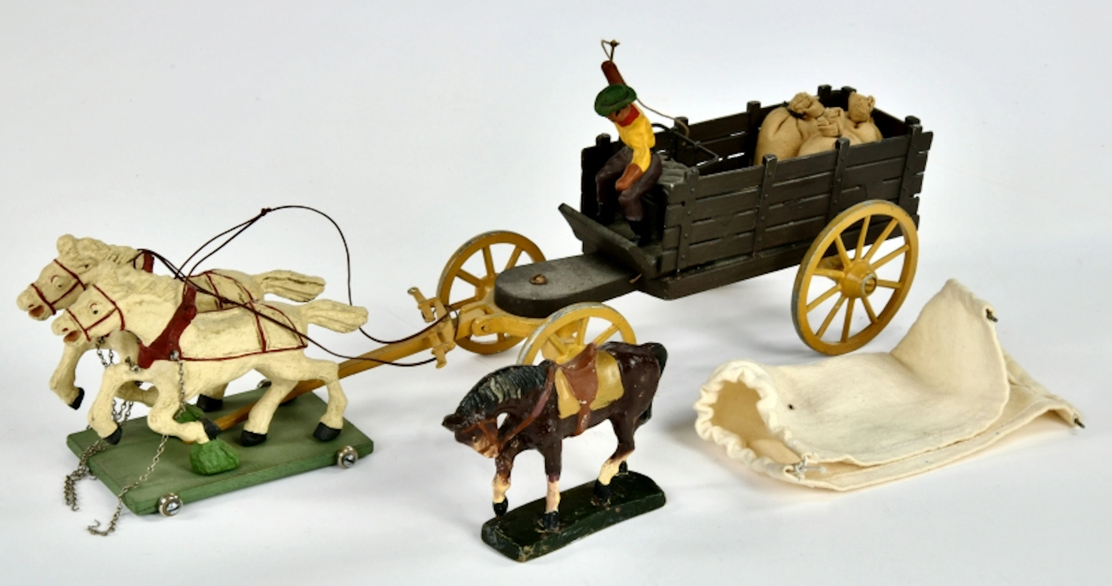 Durso, Wildwest Kutsche und Pferd