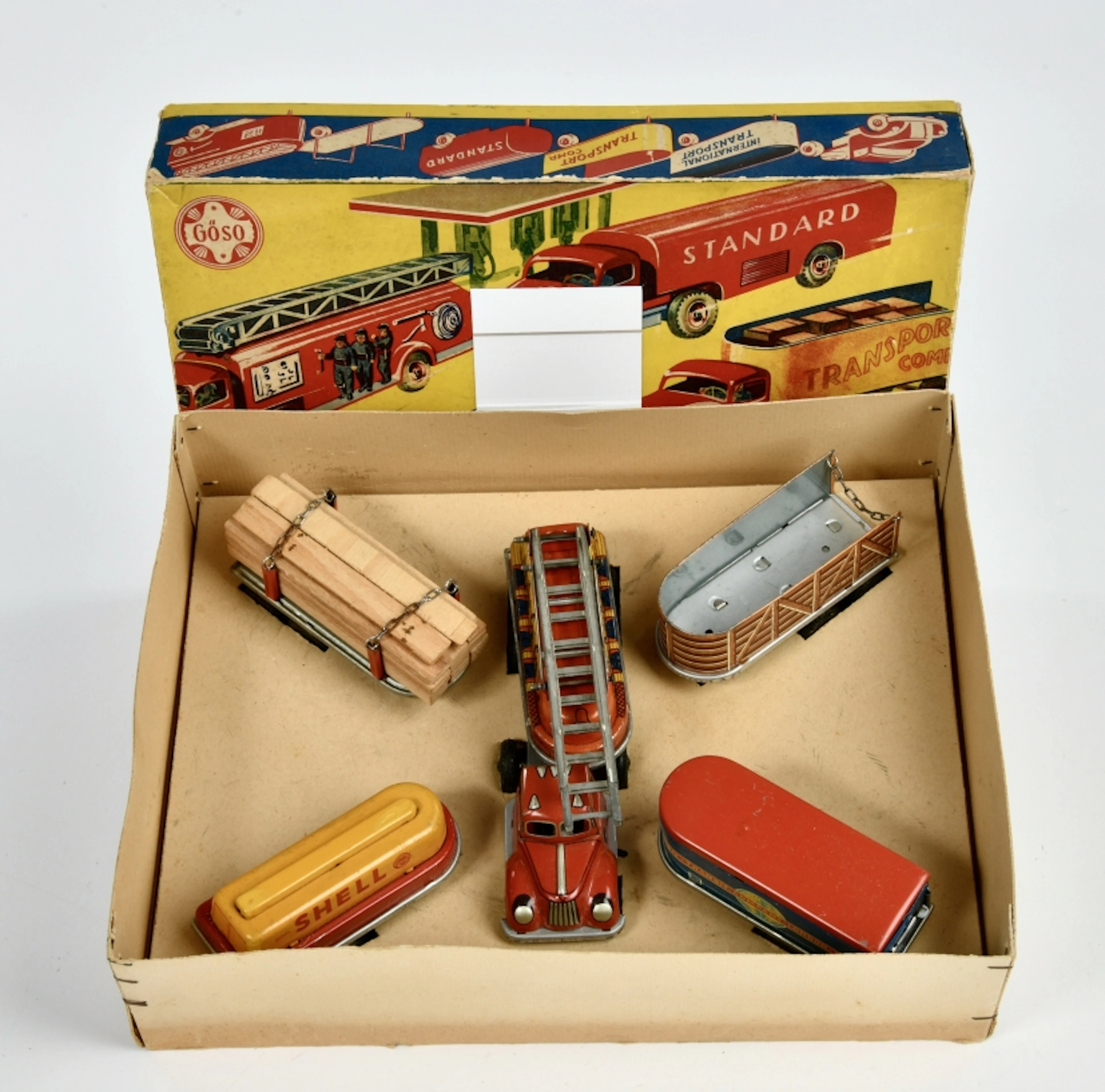 Göso, Feuerwehr & Baufahrzeuge Set