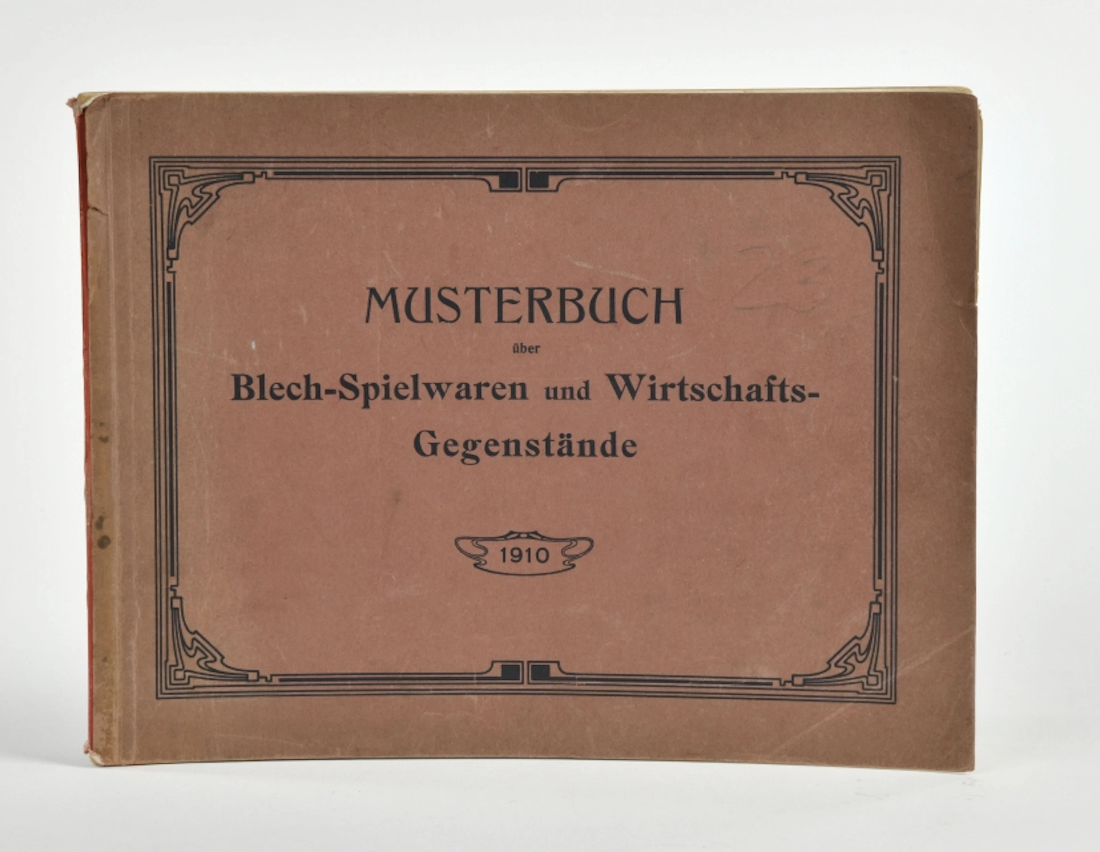 Musterbuch über Blech-Spielwaren und Wirtschaftsgegenstände 1910