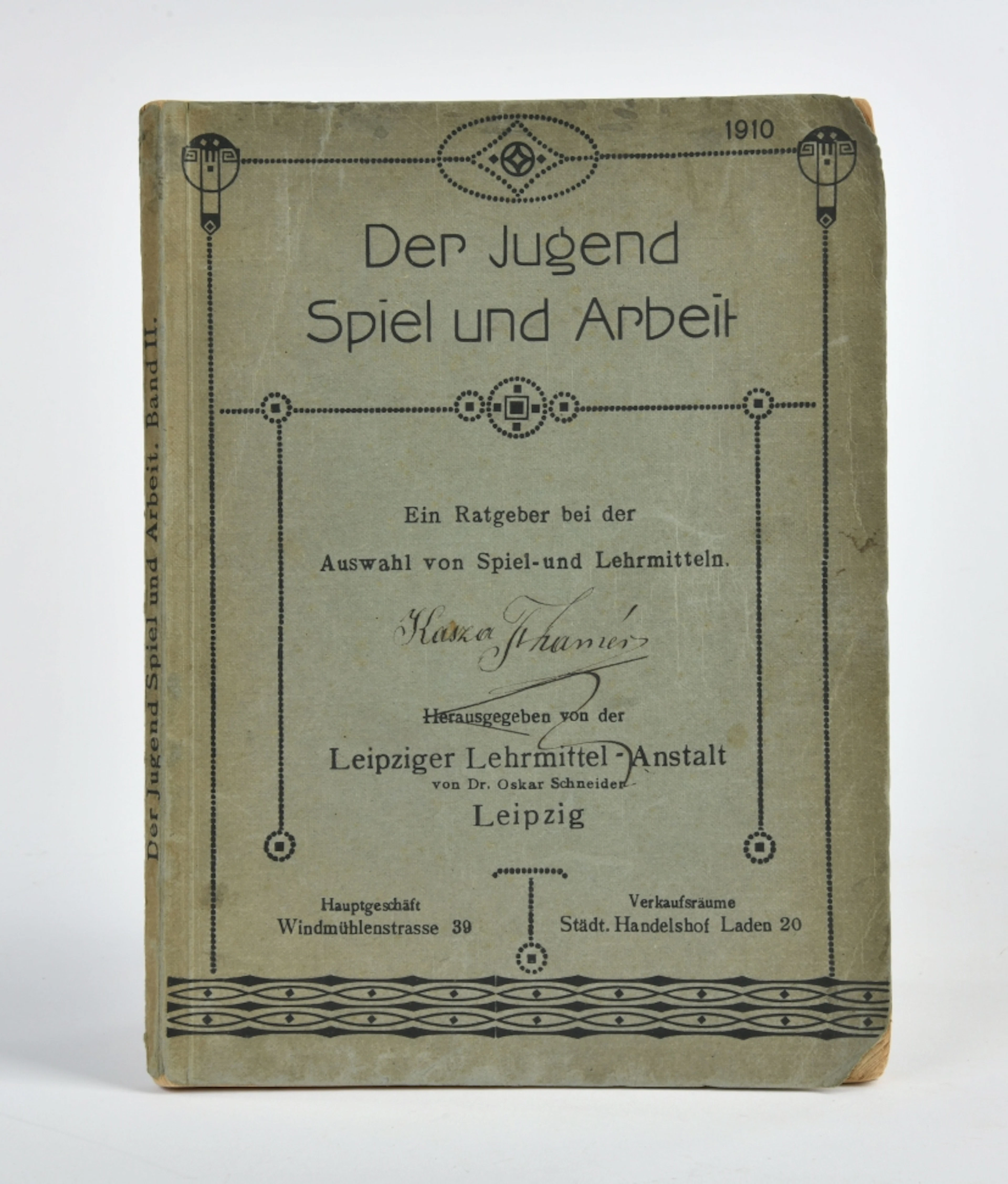 Leipziger Lehrmittel-Anstalt, Der Jugend Spiel und Arbeit, Katalog 1910
