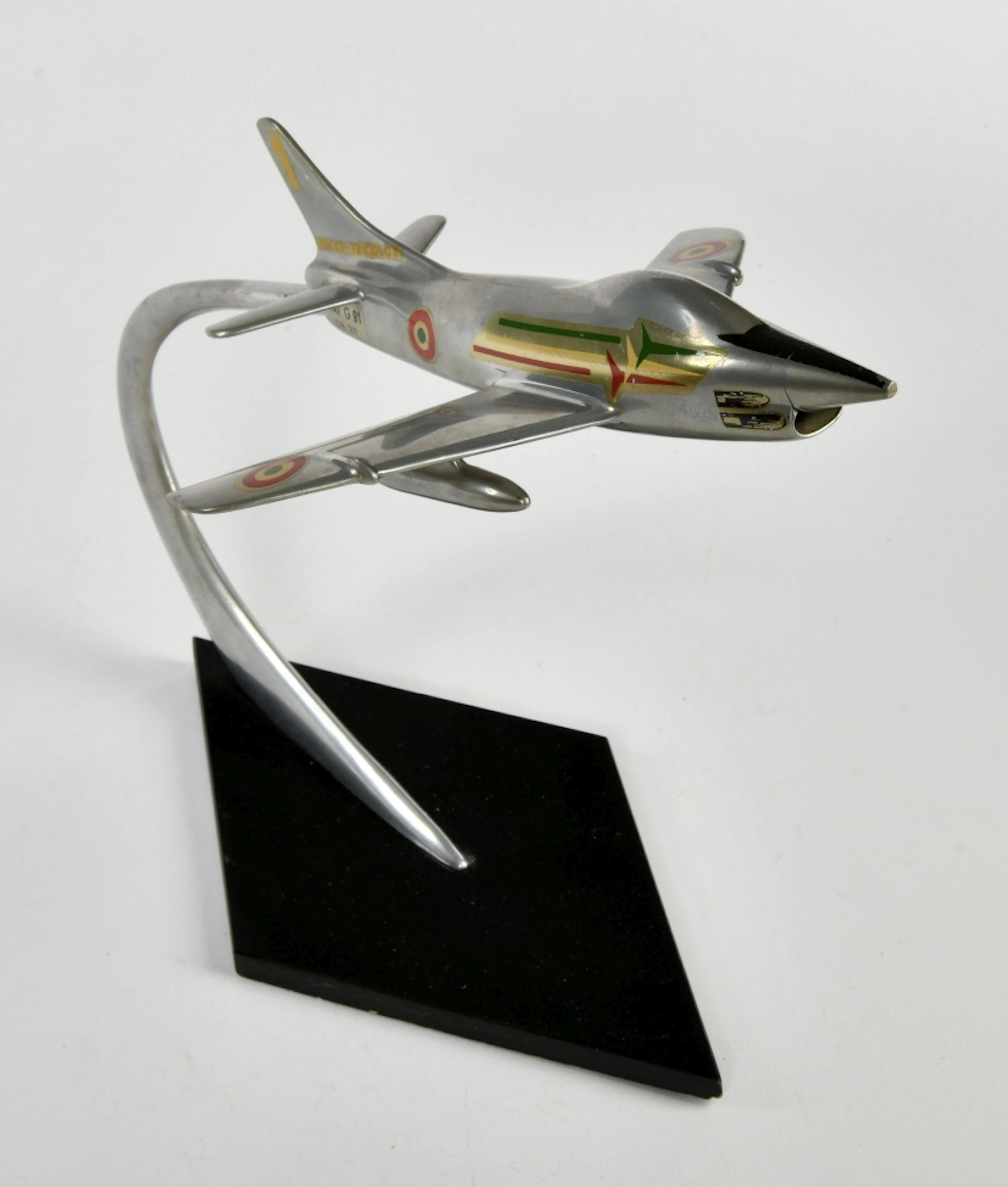 Flguzeug Fiat G 91 Frecce Tricolore Schreibtisch Werbemodell