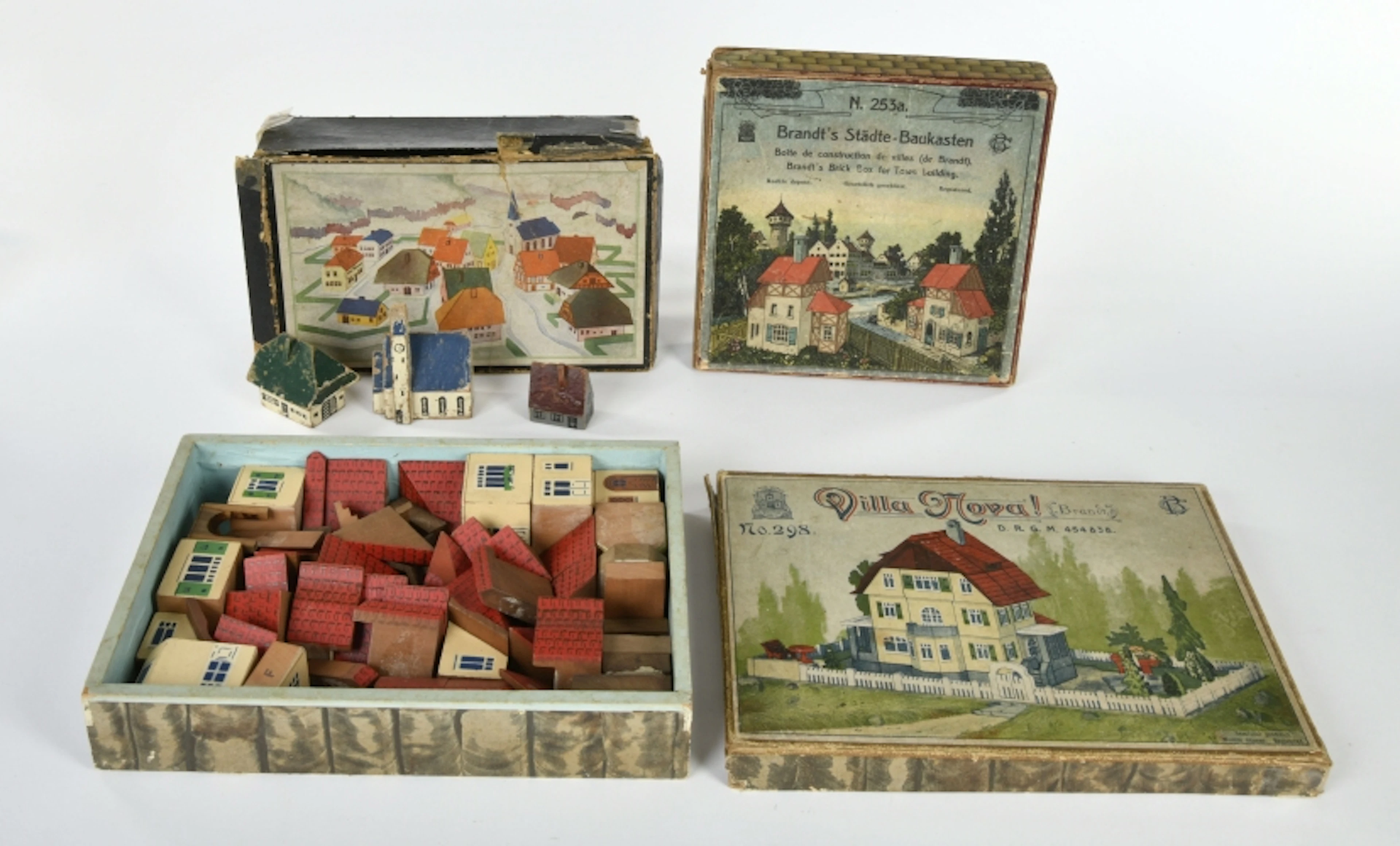 Carl Brandt junior (Gößnitz) u.a., 3 Baukästen