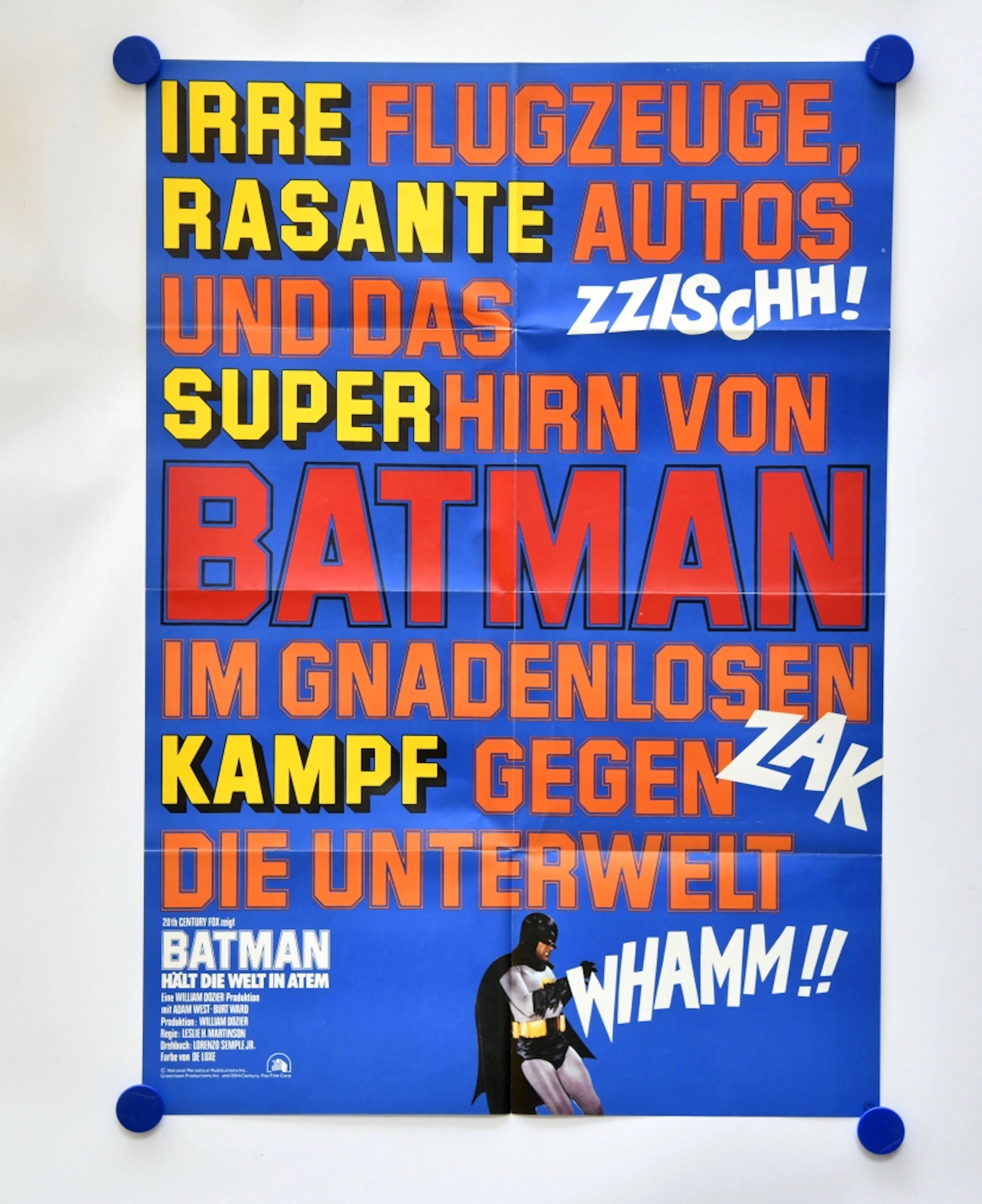 Batman Hält Die Welt In Atem, Kino Werbemappe
