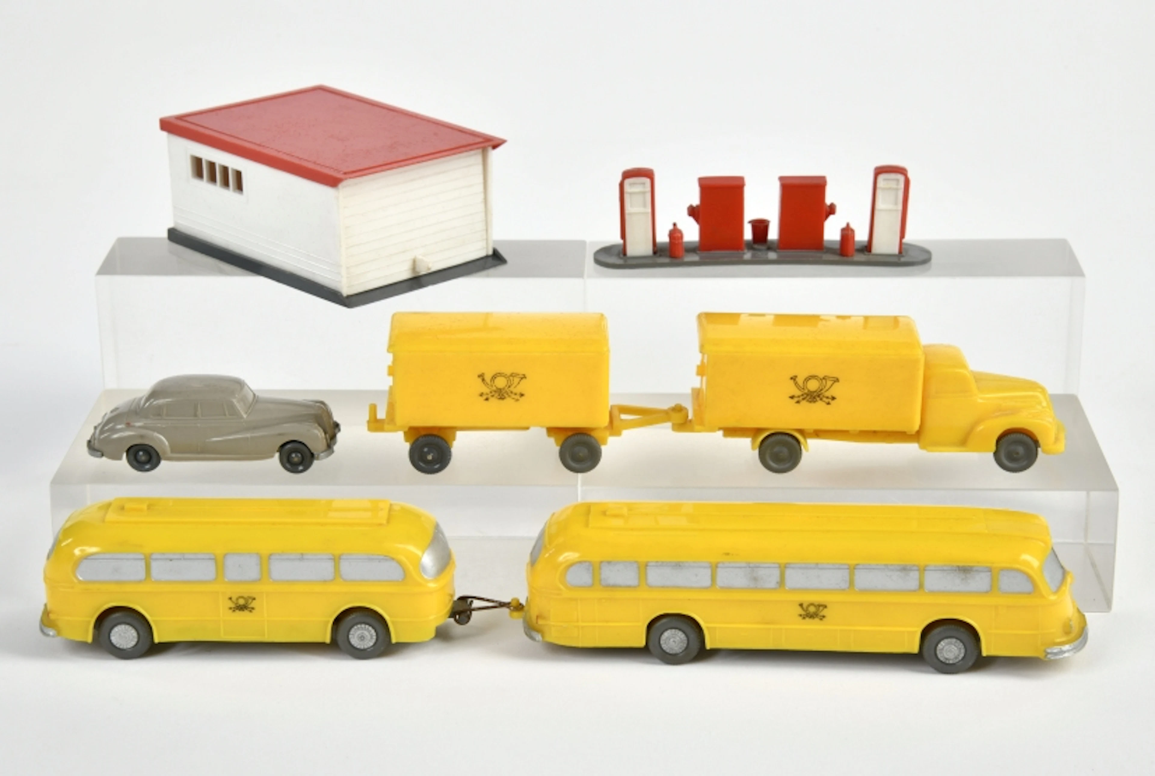 Wiking, Div. Fahrzeuge, Garage, Tankstelle