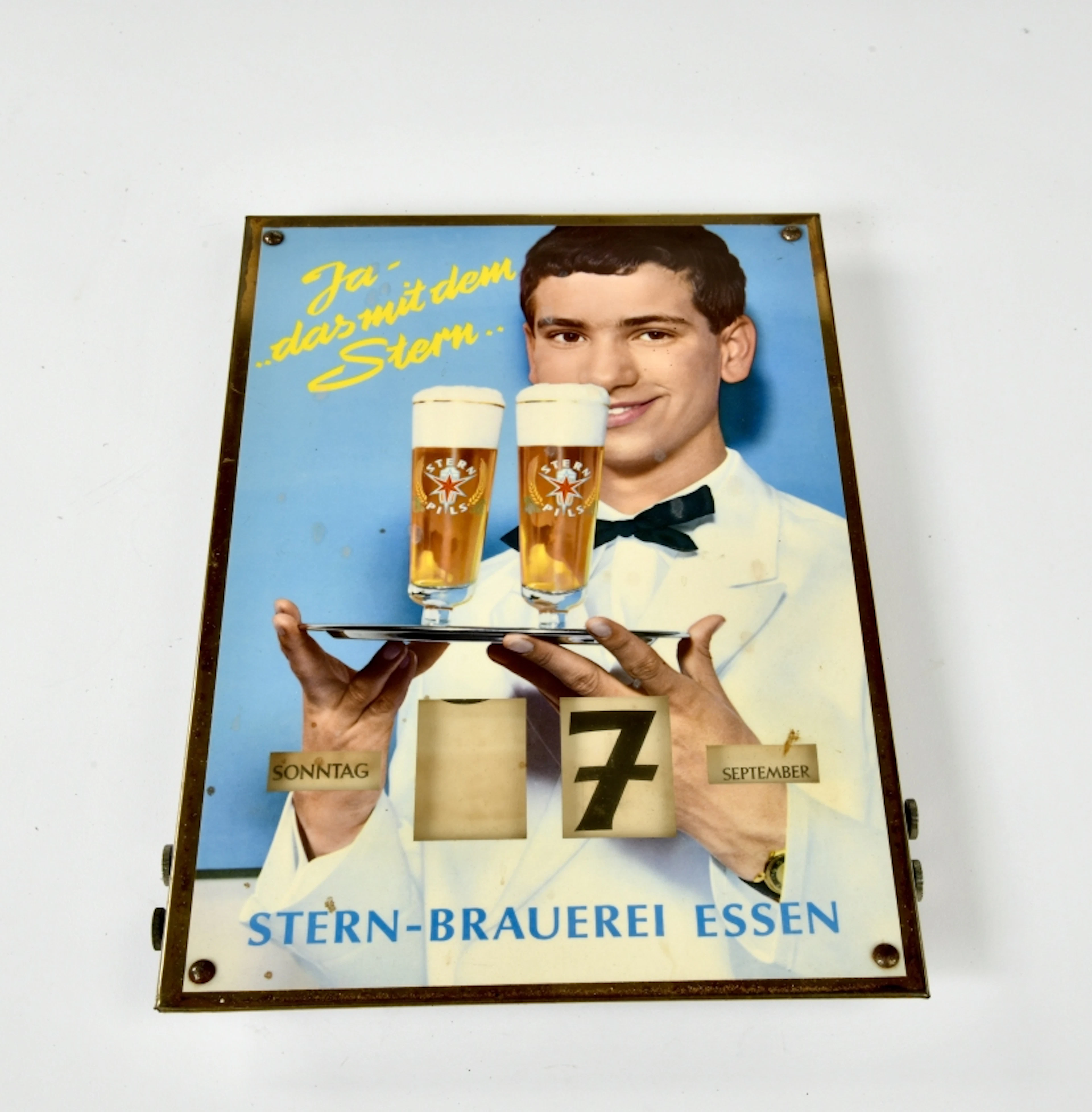 Werbe-Wandkalender, Stern Brauerei Essen