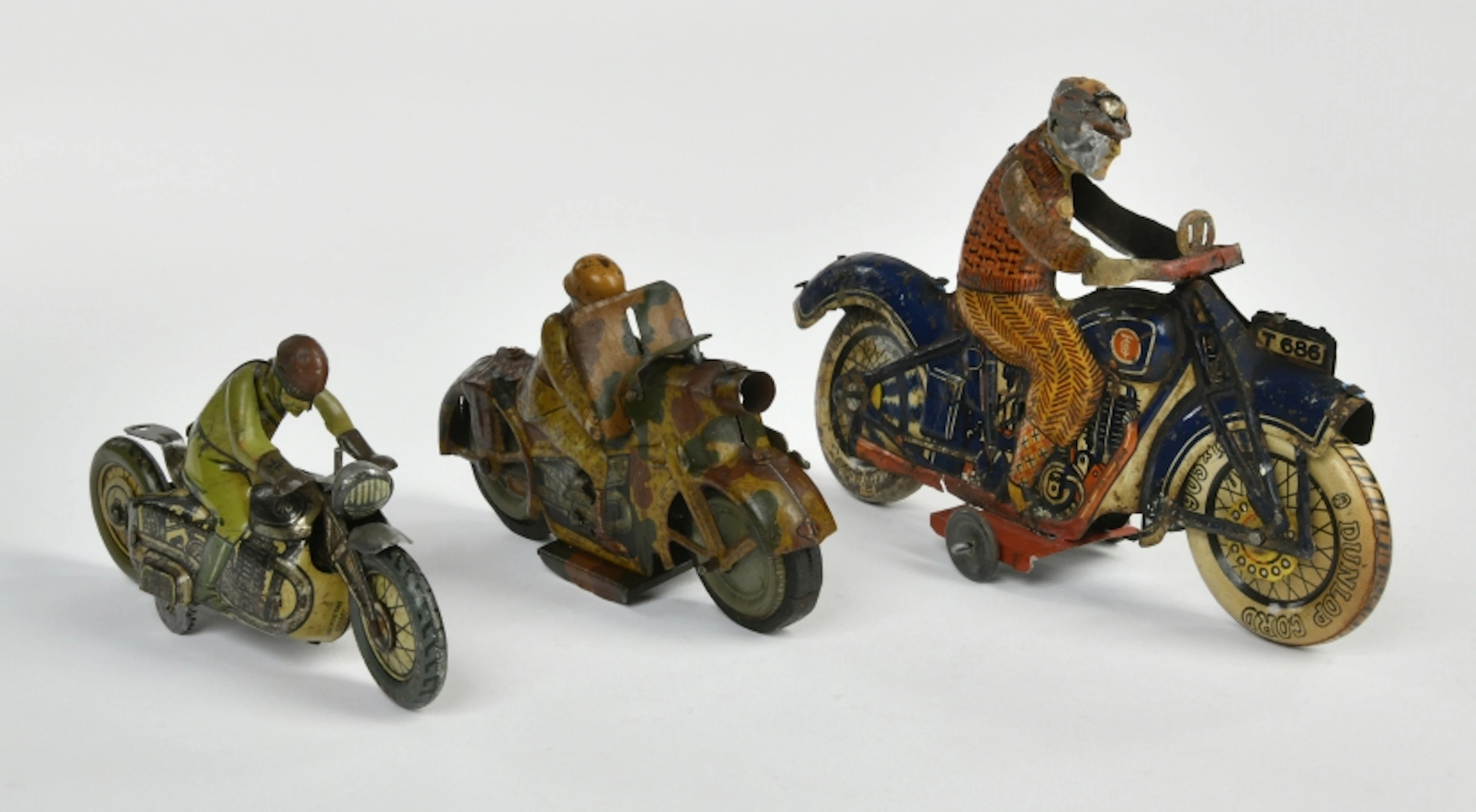 Tippco, CKO, 3 Motorräder mit Mängeln