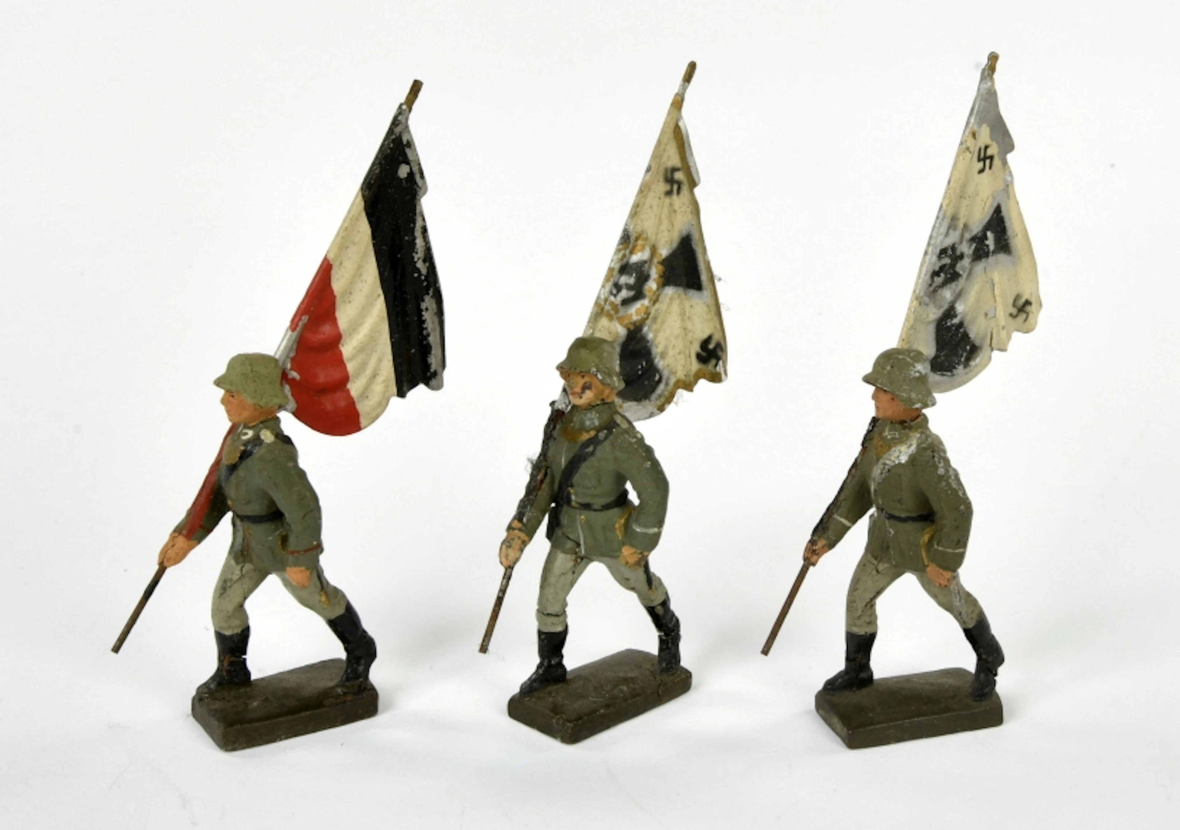 Lineol, 3 Fahnenträger Deutsches Reich