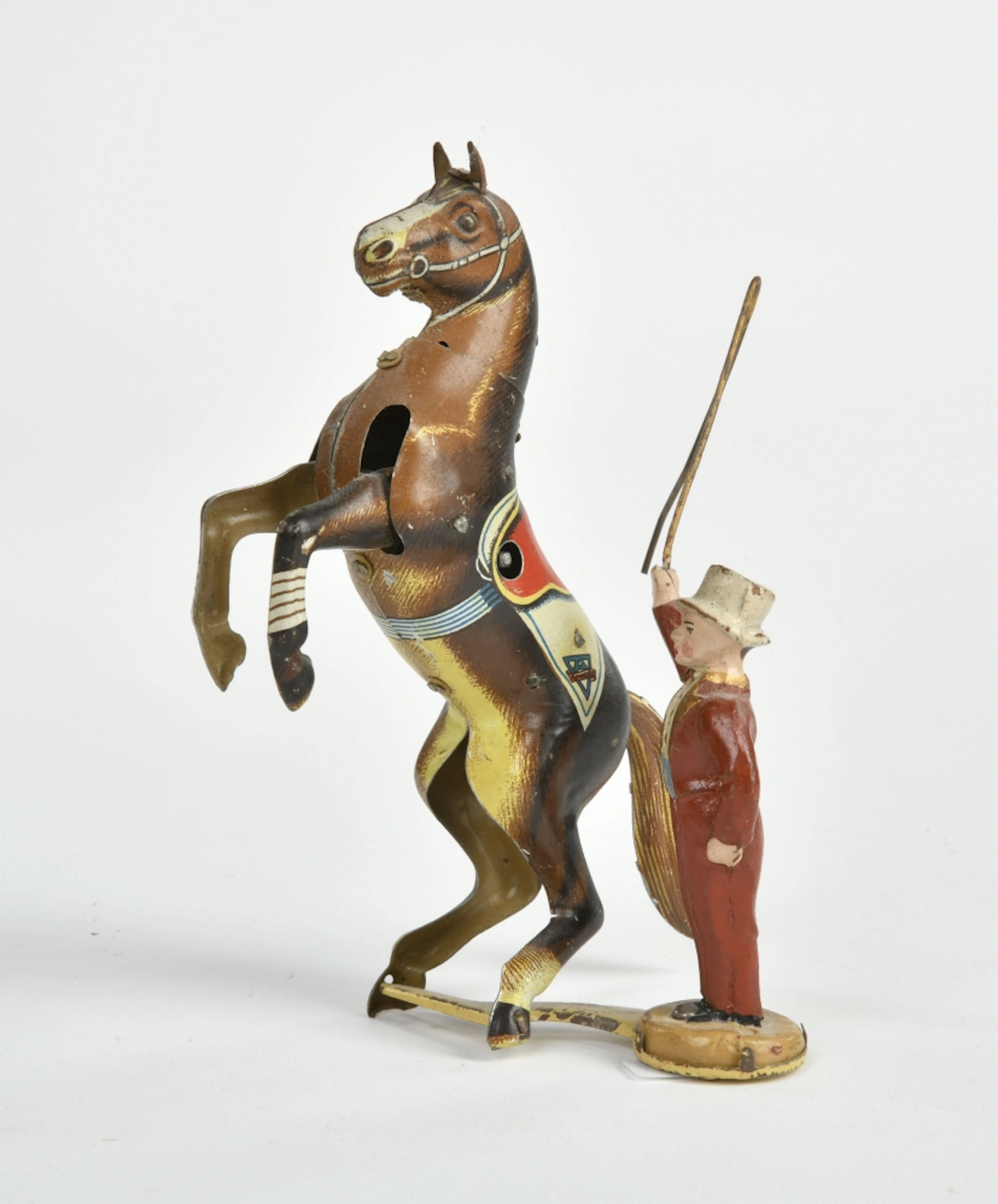 Arnold, Dompteur mit Pferd