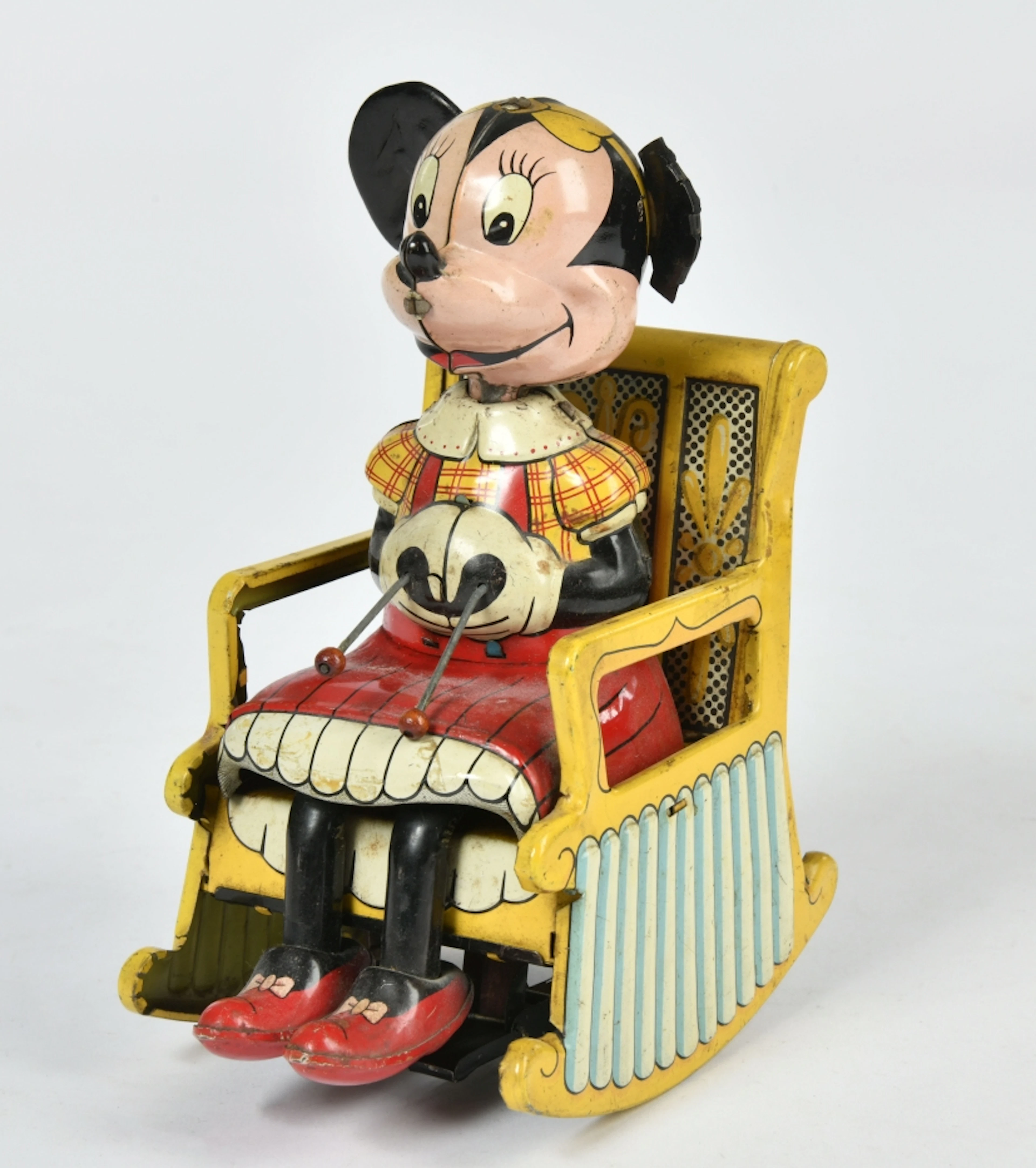 Linemar, Minnie Mouse im Schaukelstuhl