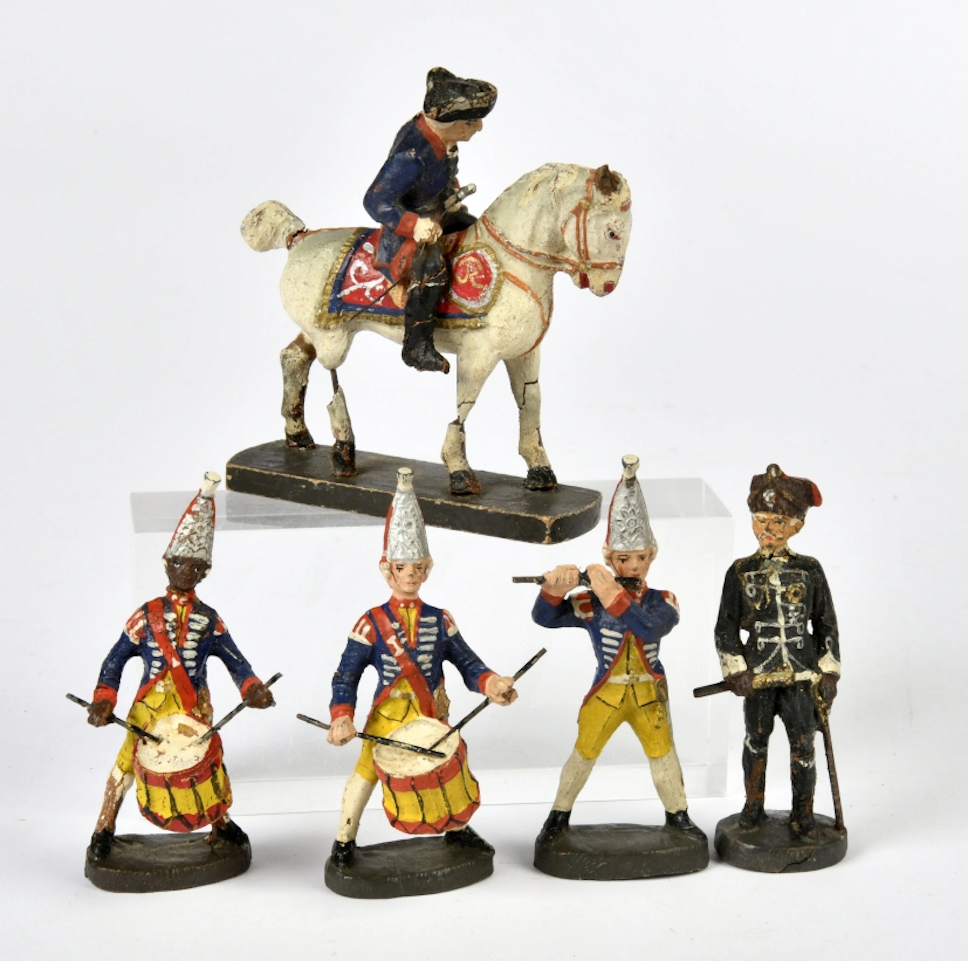 Elastolin, Alter Fritz, von Mackensen & 3 Friderizianer