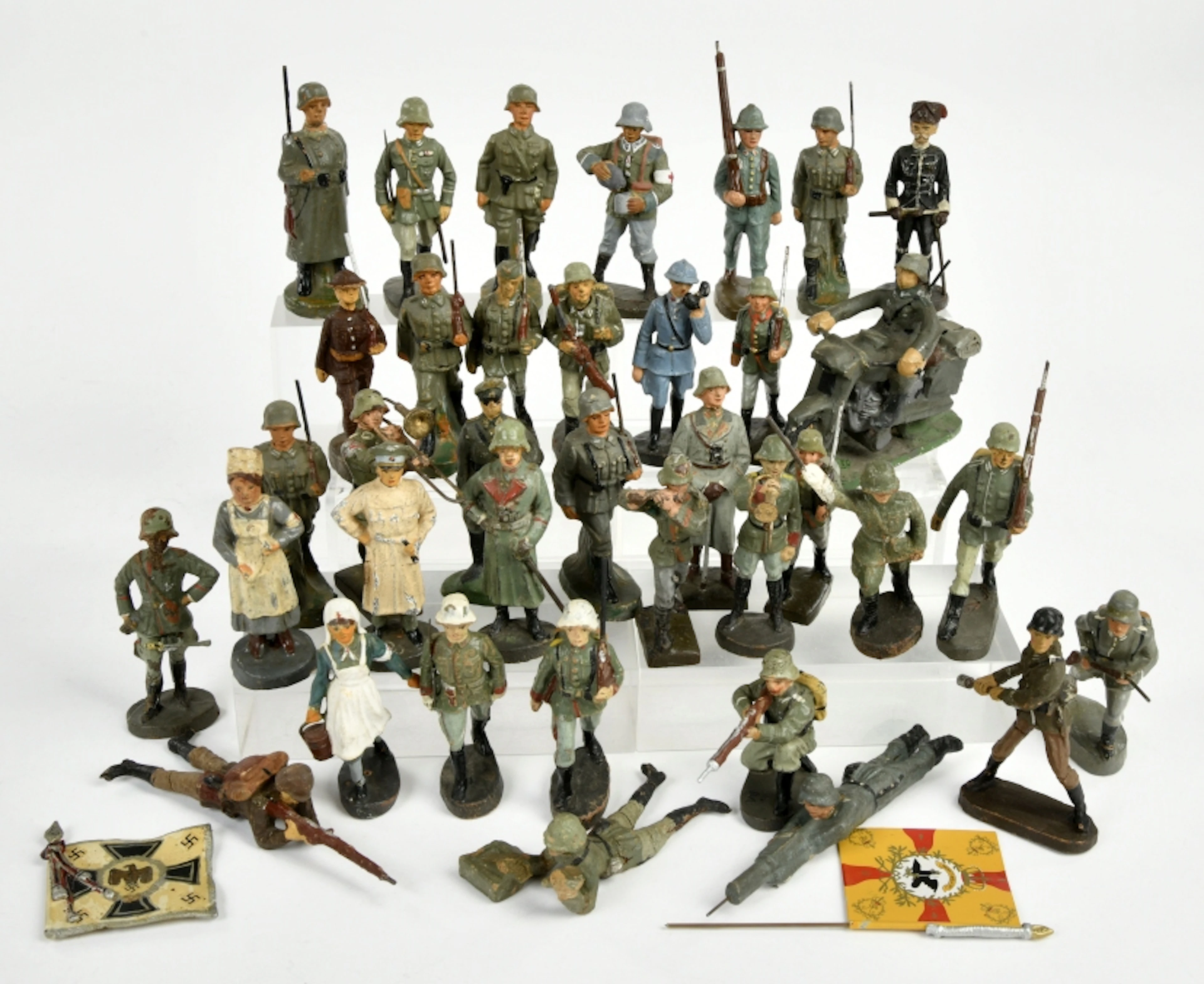 Lineol u.a., Soldaten, Figuren WK2