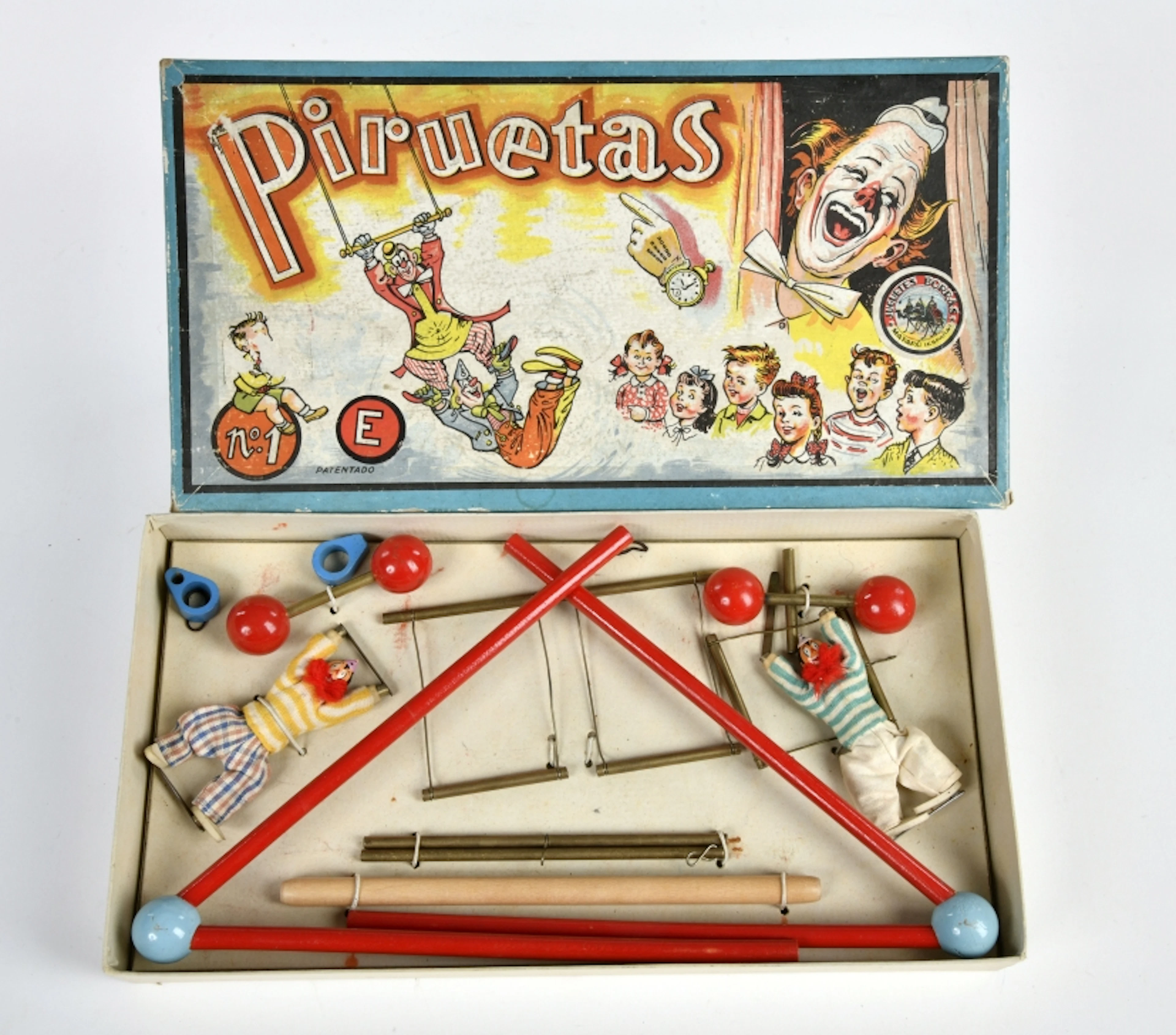Juguetes Borras, Piruetas No. 1, Zirkus-Trapezartisten Baukasten