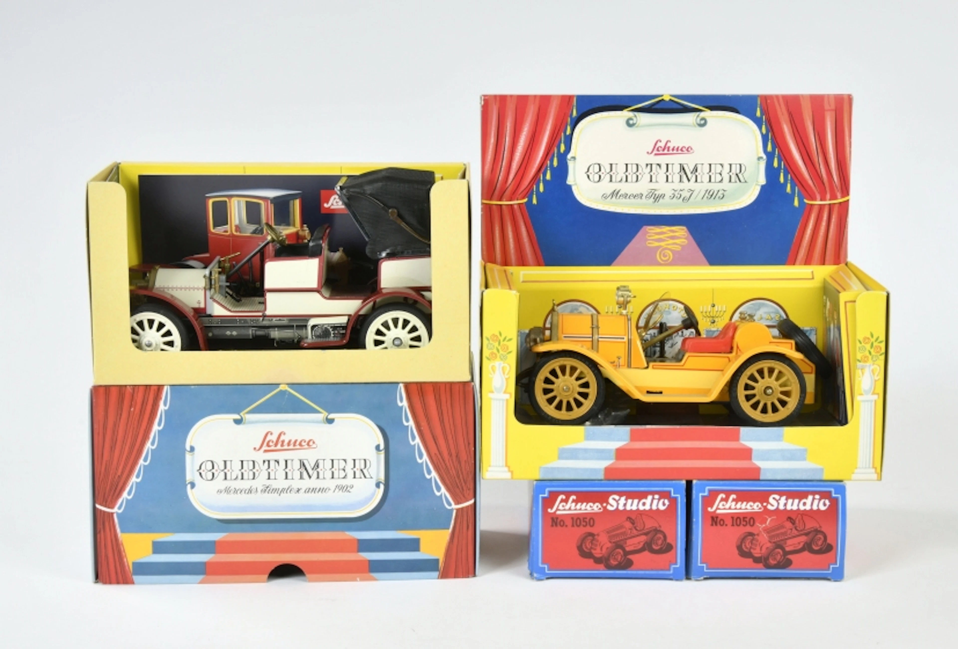 Schuco, 2x Studio Racer & 2 Oldtimer