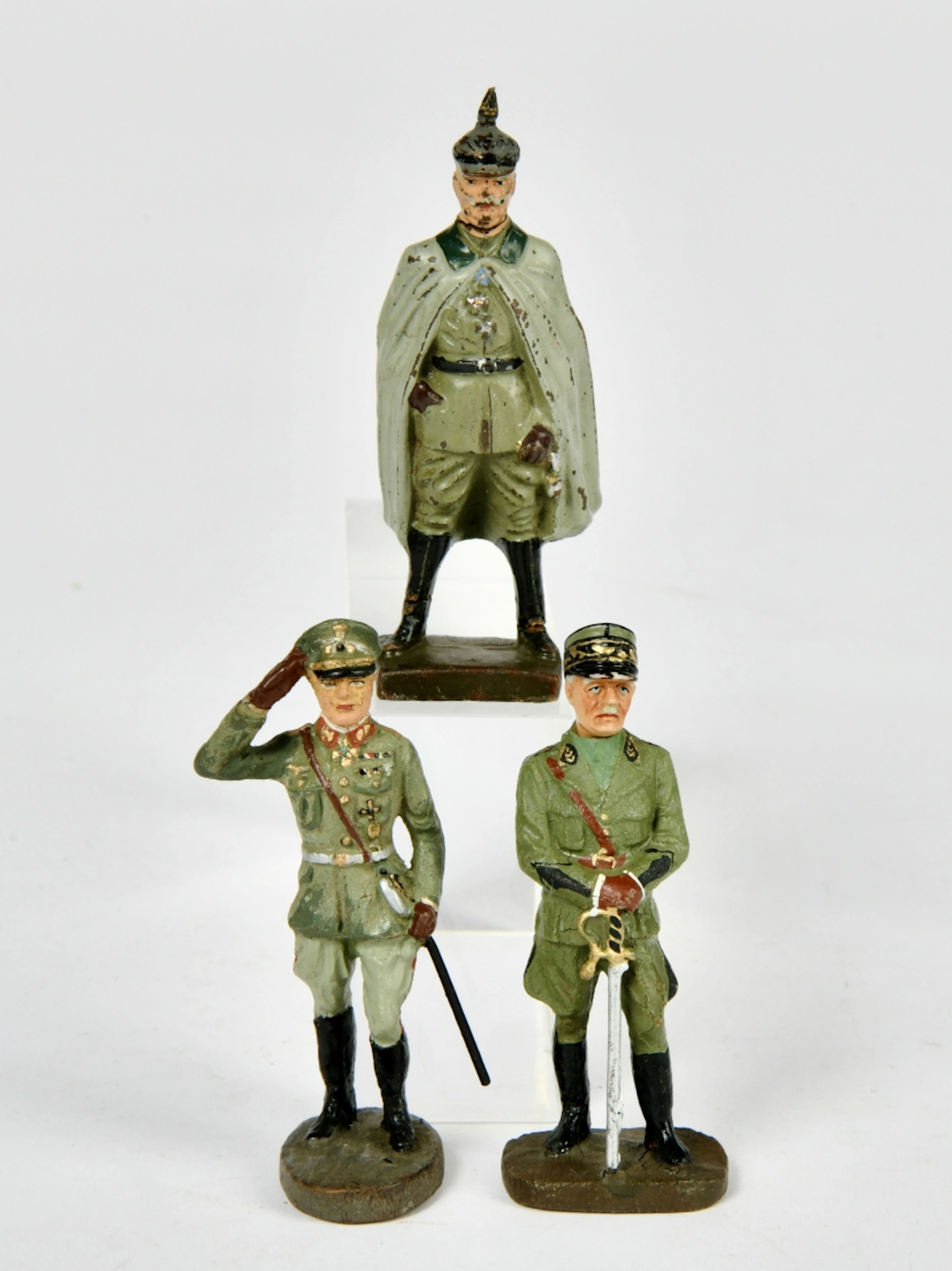 Lineol, Elastolin, 3 historische Persönlichkeiten