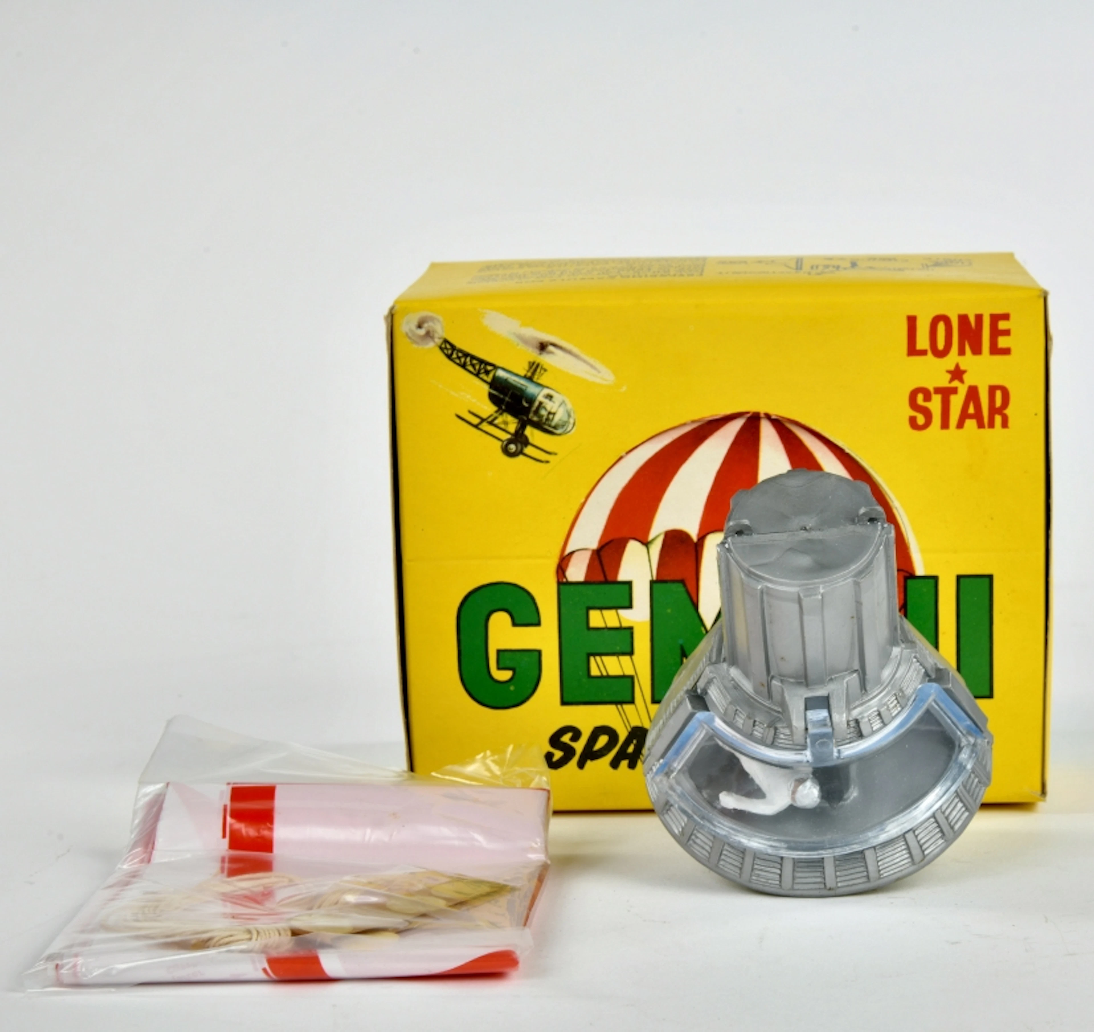 Lonestar, Gemini Space Capsule with parachute and astronaut