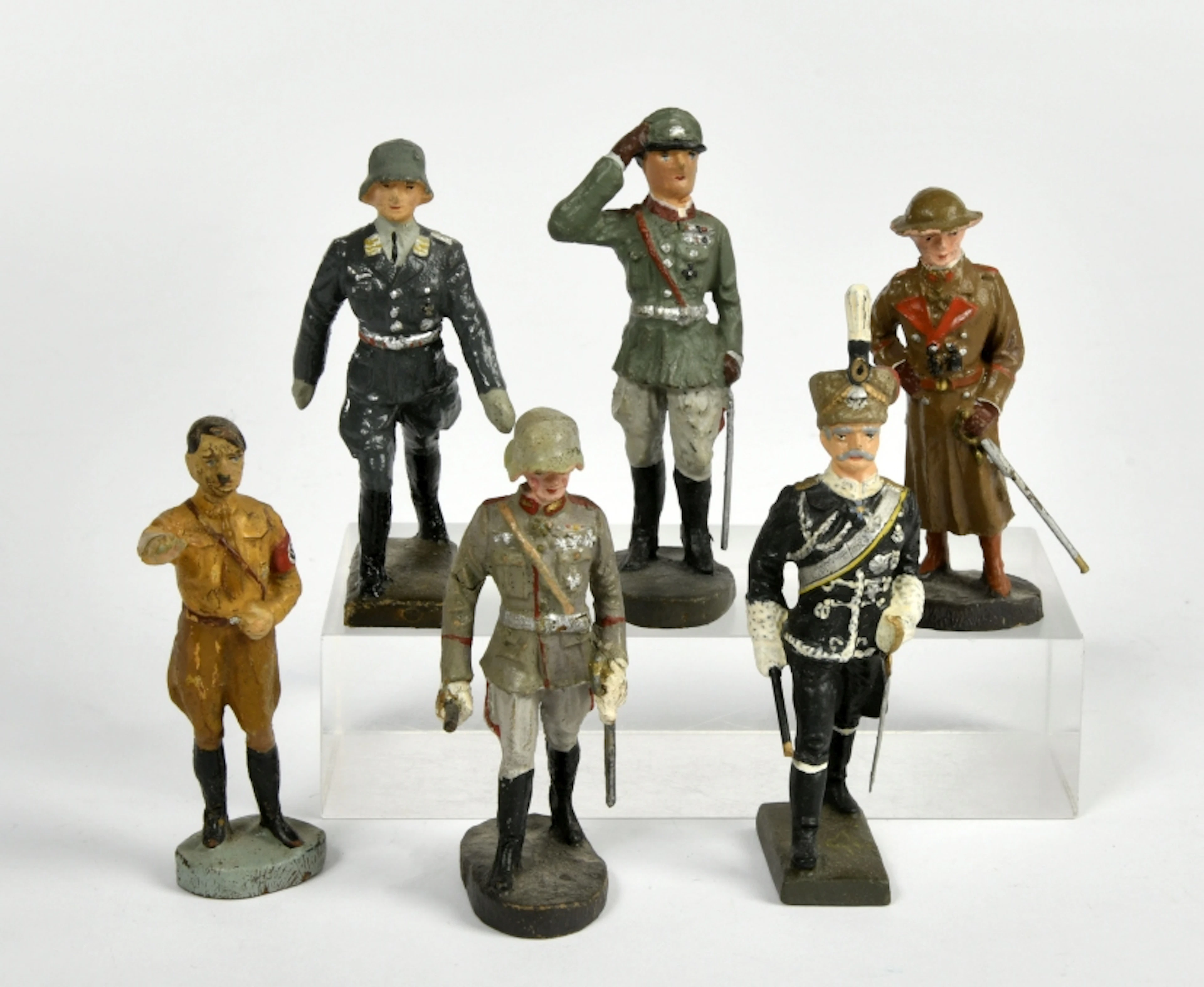 Lineol, Elastolin, 6 Figuren, Persönlichkeiten u.a.