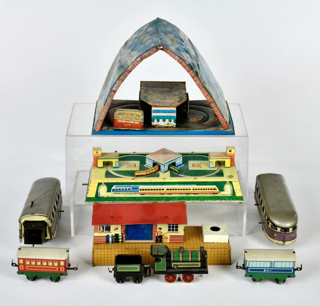 Konvolut Züge, Eisenbahn Zubehör etc.