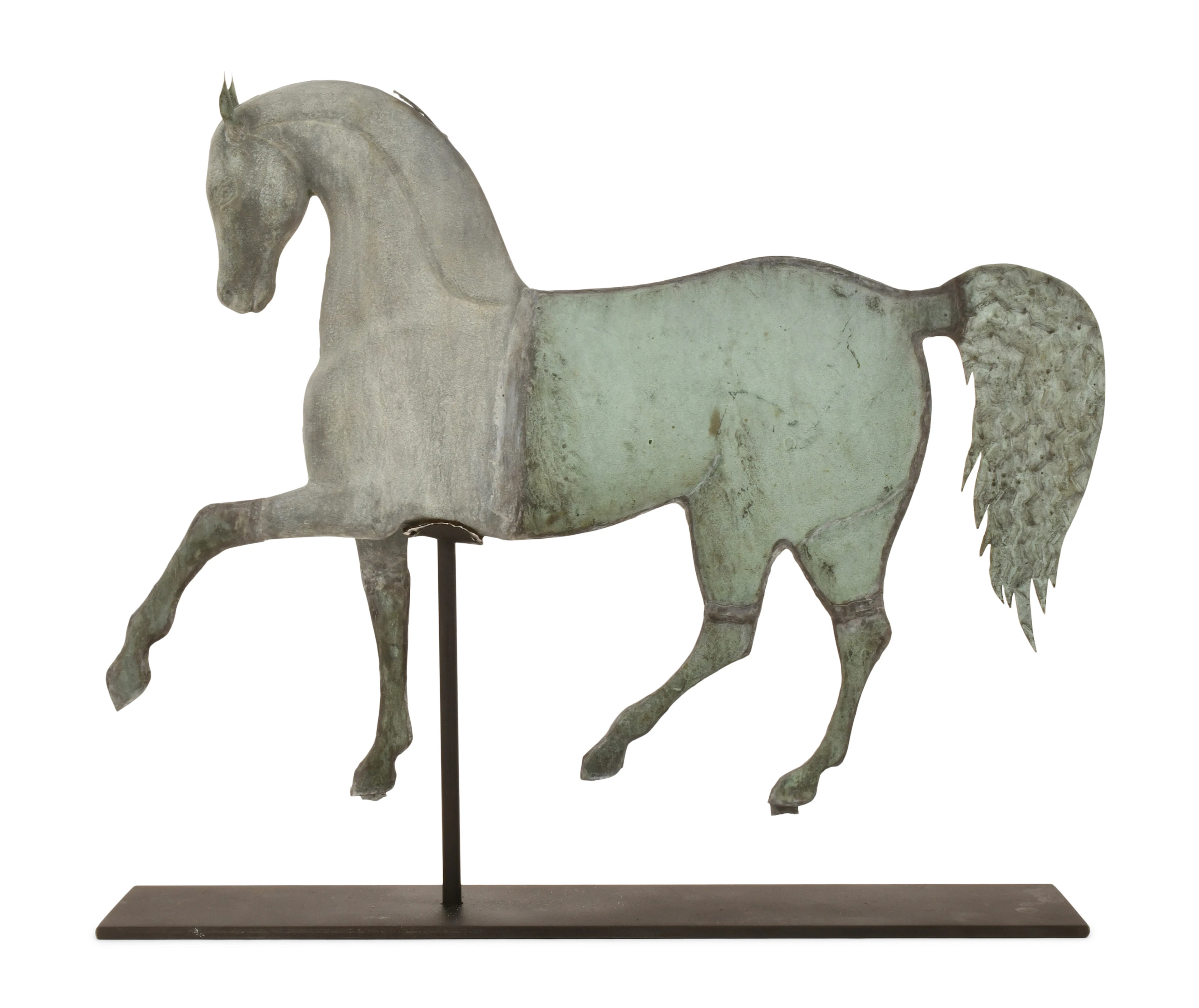 J. Howard & Co. Standing Index Horse Weathervane, West Bridgewater, MA