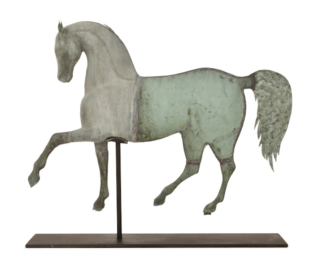 J. Howard & Co. Standing Index Horse Weathervane, West Bridgewater, MA