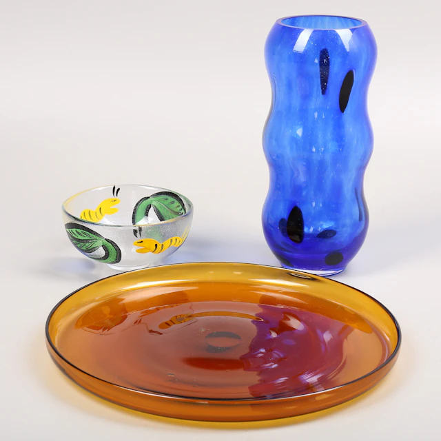 FAT, VAS, SKÅL, glas, Sahlin, Hydman-Vallien, Höglund.