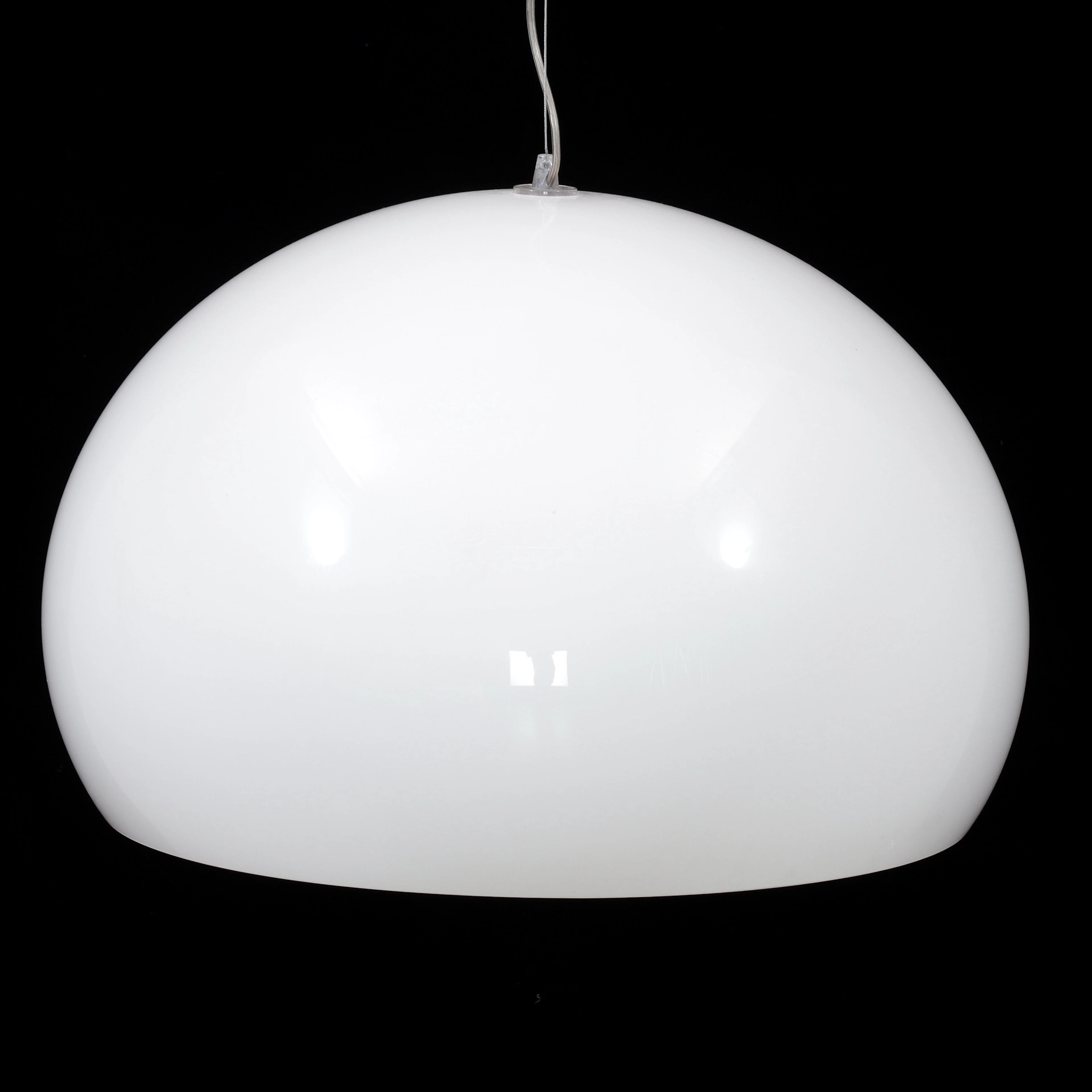 FERRUCCIO LAVIANI. Taklampa, plast, vit, "FL/Y", Kartell.
