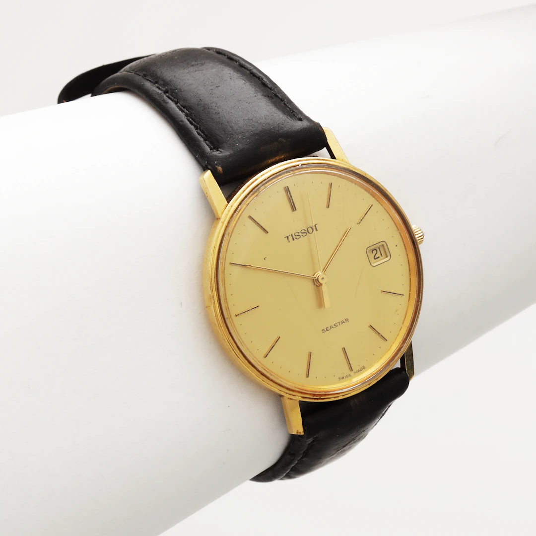 HERRARMBANDSUR, Tissot, Seastar, quartz, boett guld 18K.