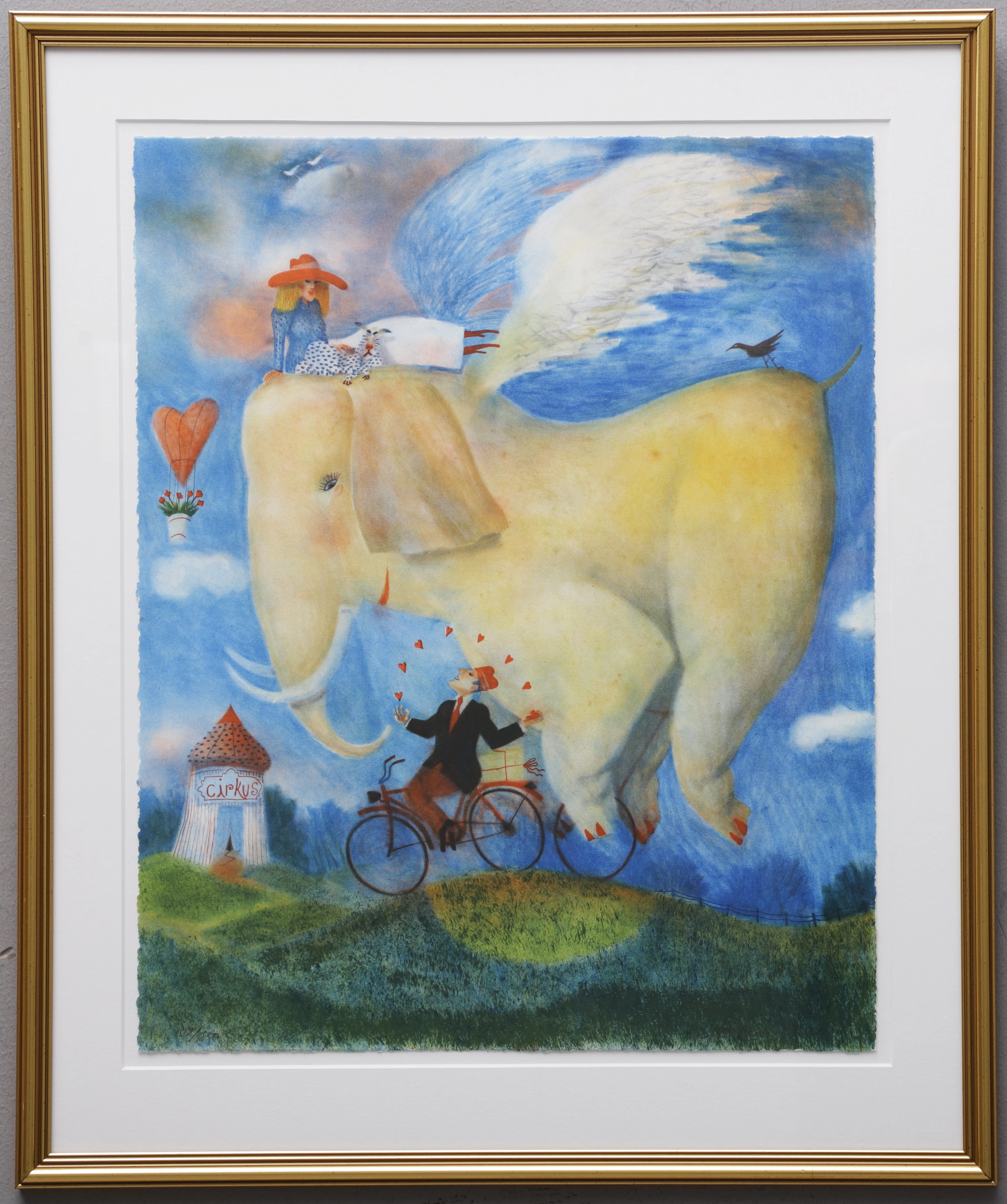 KJELL SUNDBERG. Figurkomposition, litografi, numrerad och signerad.