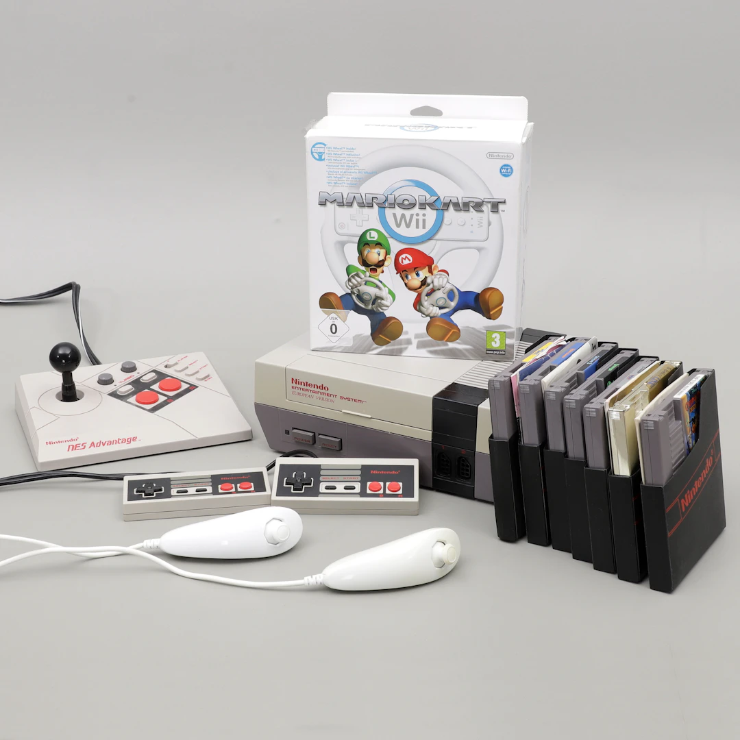 INTENDO, spel och konsoller, 1900/2000-tal.