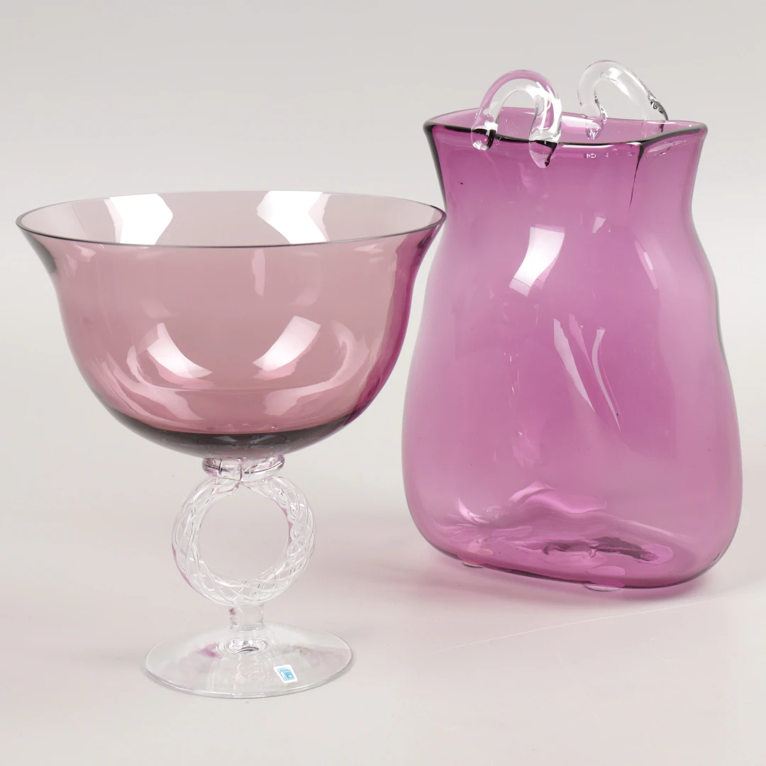 SKÅL och VAS, glas, bl a Johansfors.