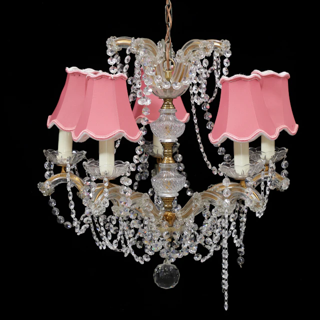 TAKLAMPA, ljuskrona, mässing glas, 1900-talets andra hälft.