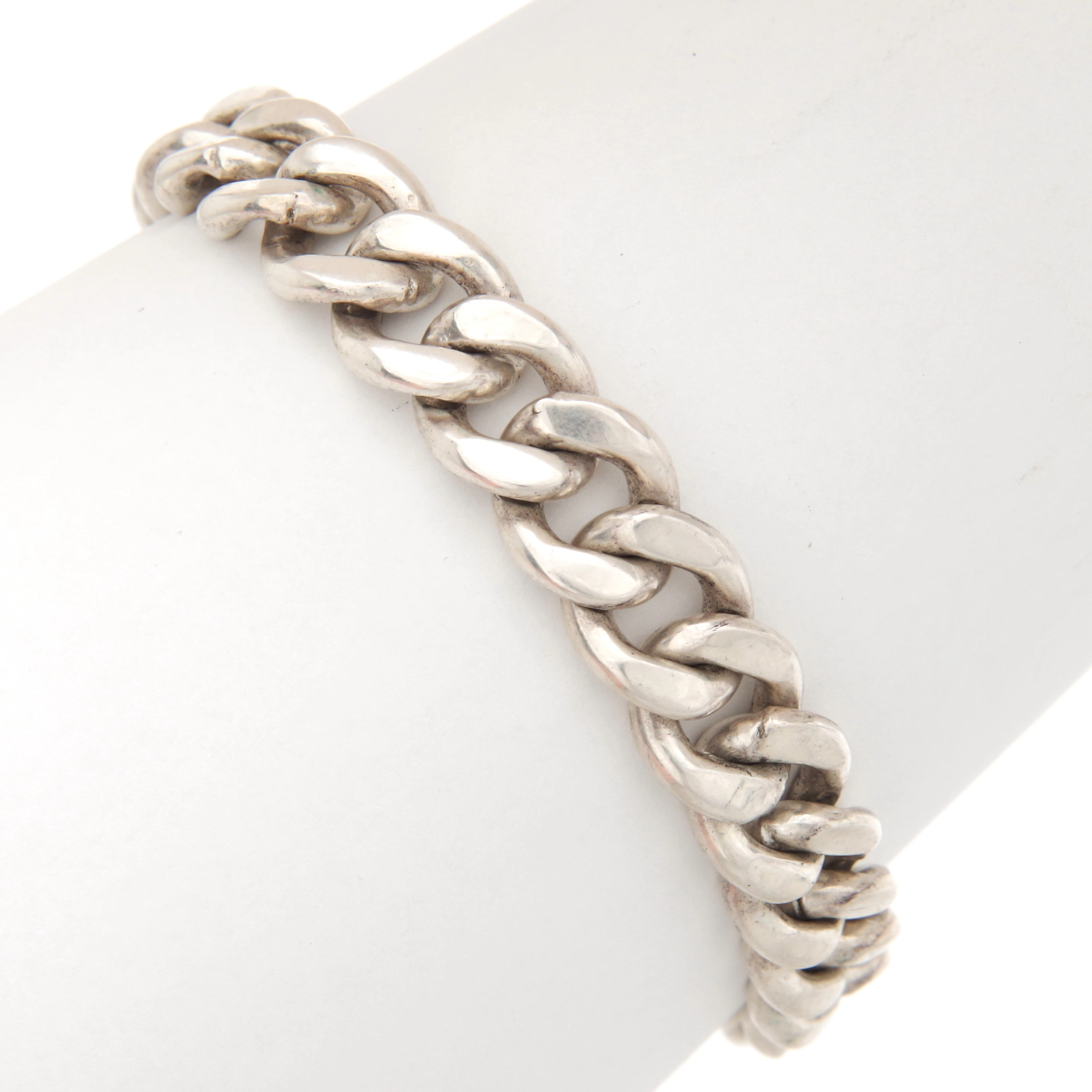 ARMBAND, silver, pansarlänk, vikt 52 gram.