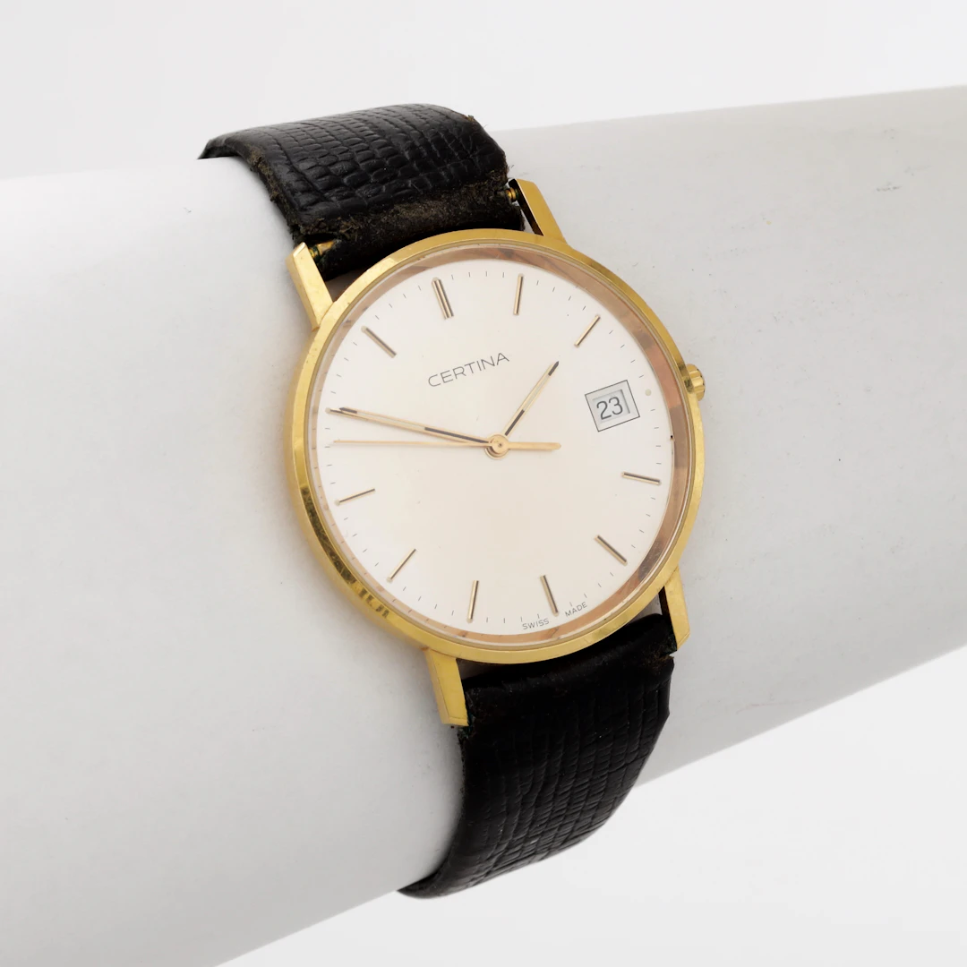 ARMBANDSUR, guld 18K, Certina, totalvikt 28 gram.